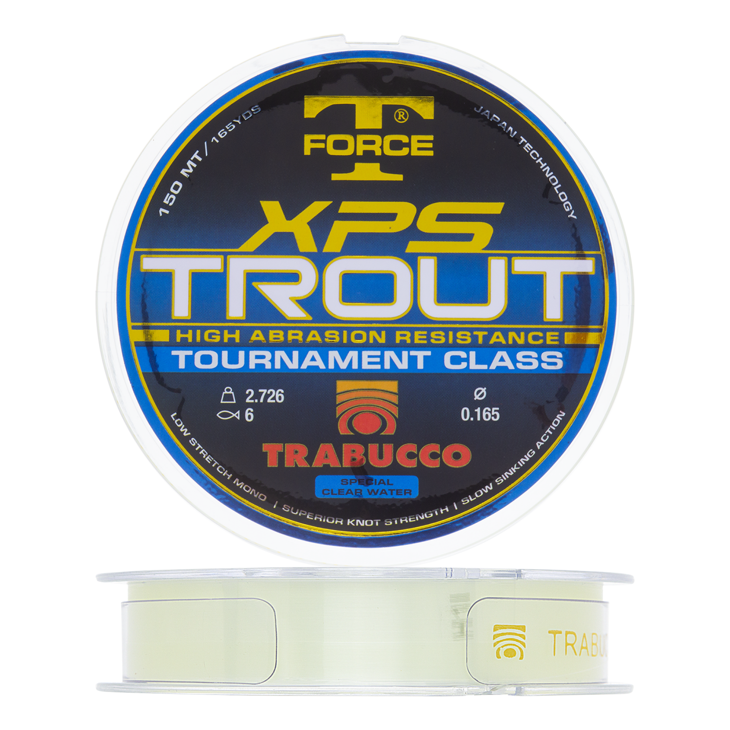 Леска монофильная Trabucco T-Force XPS Trout Competition 0,165мм 150м (clear)