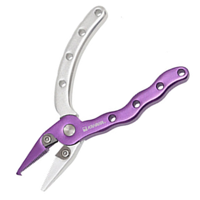 Инструмент для заводных колец Kahara 4,5" Aluminum plier Grape/Silver