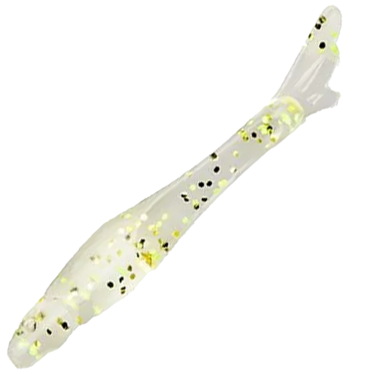 Приманка силиконовая FishUp Aji Tiny 1,5" #412 UV Clear/Chartreuse