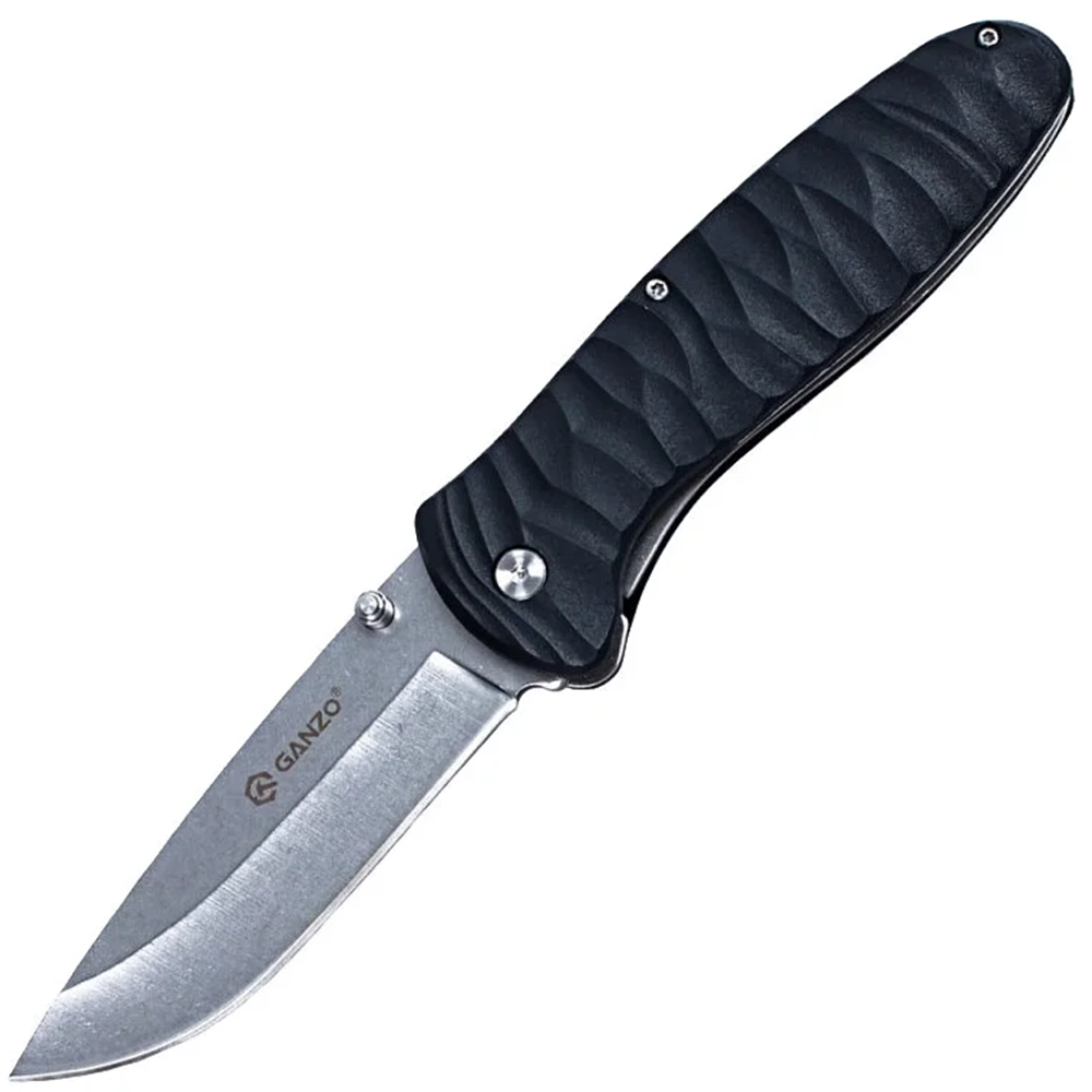 Нож складной туристический Ganzo G6252 черный нож складной firebird by ganzo с клипсой сталь 4116 krupp 9 см