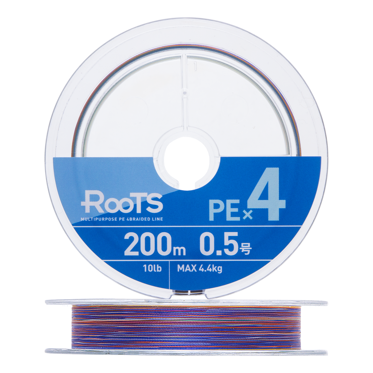 Шнур плетеный Gosen Roots PE X4 #0,5 0,117мм 200м (multicolor)