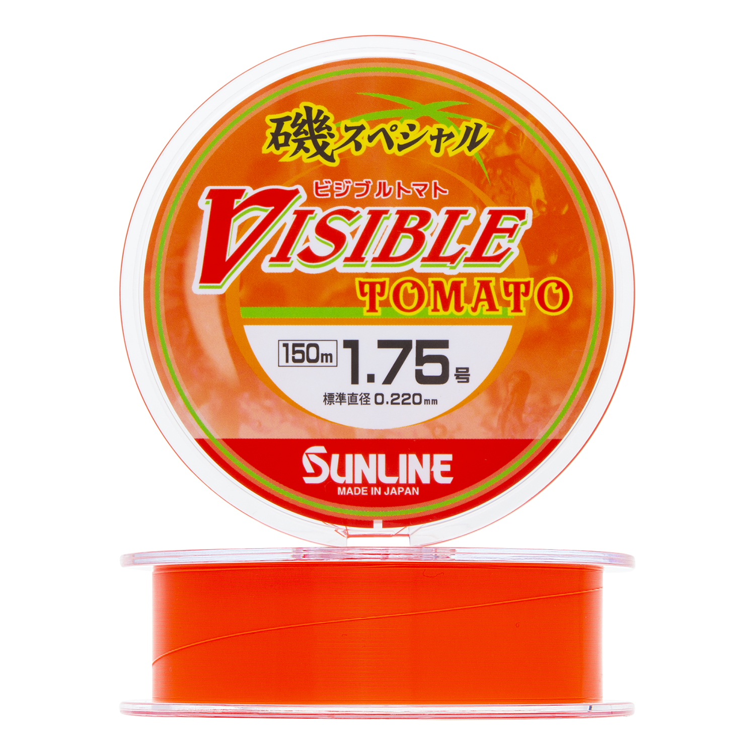 Леска монофильная Sunline Visible Tomato #1,75 0,219мм 150м (orange red)