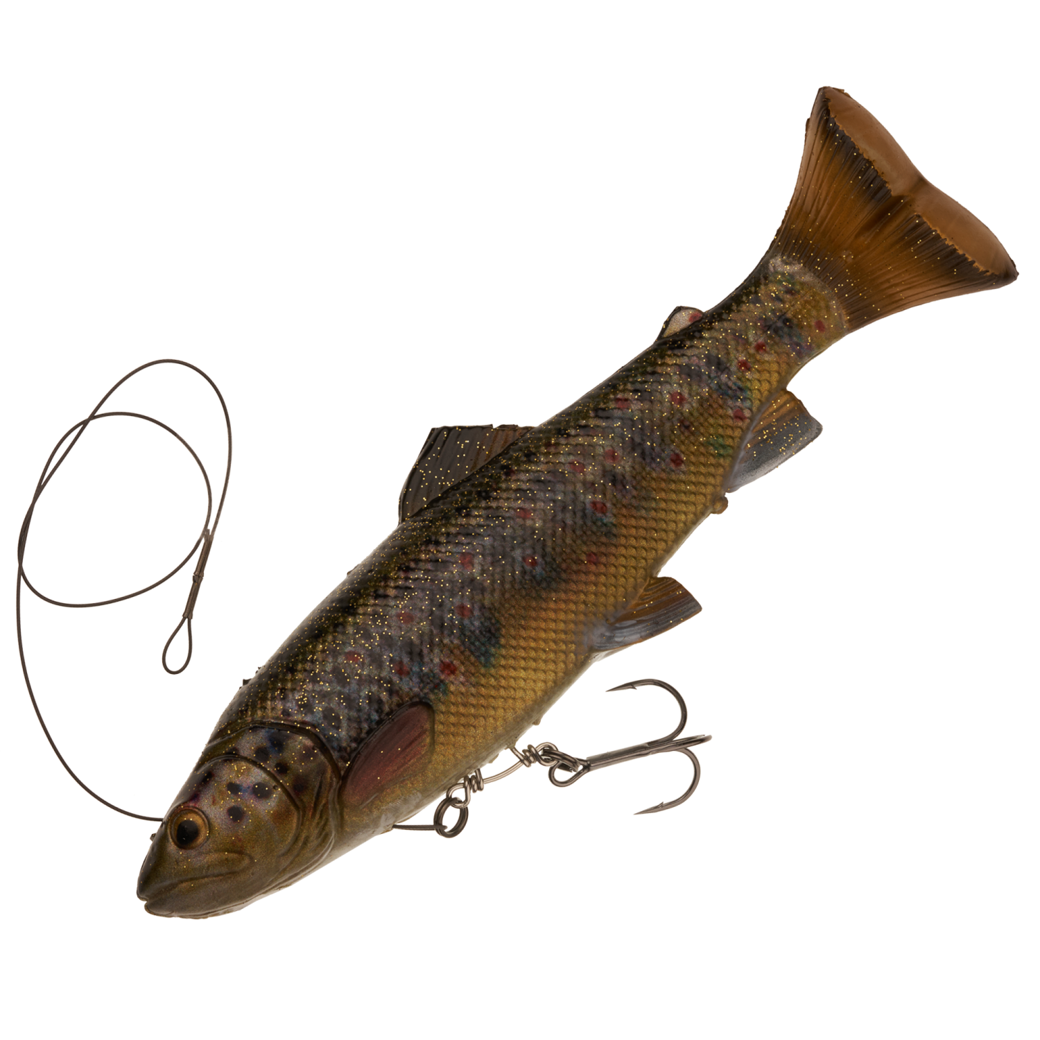 Свимбейт Savage Gear 4D Line Thru Pulsetail Trout 200 SS #Brown Trout - 2 рис.