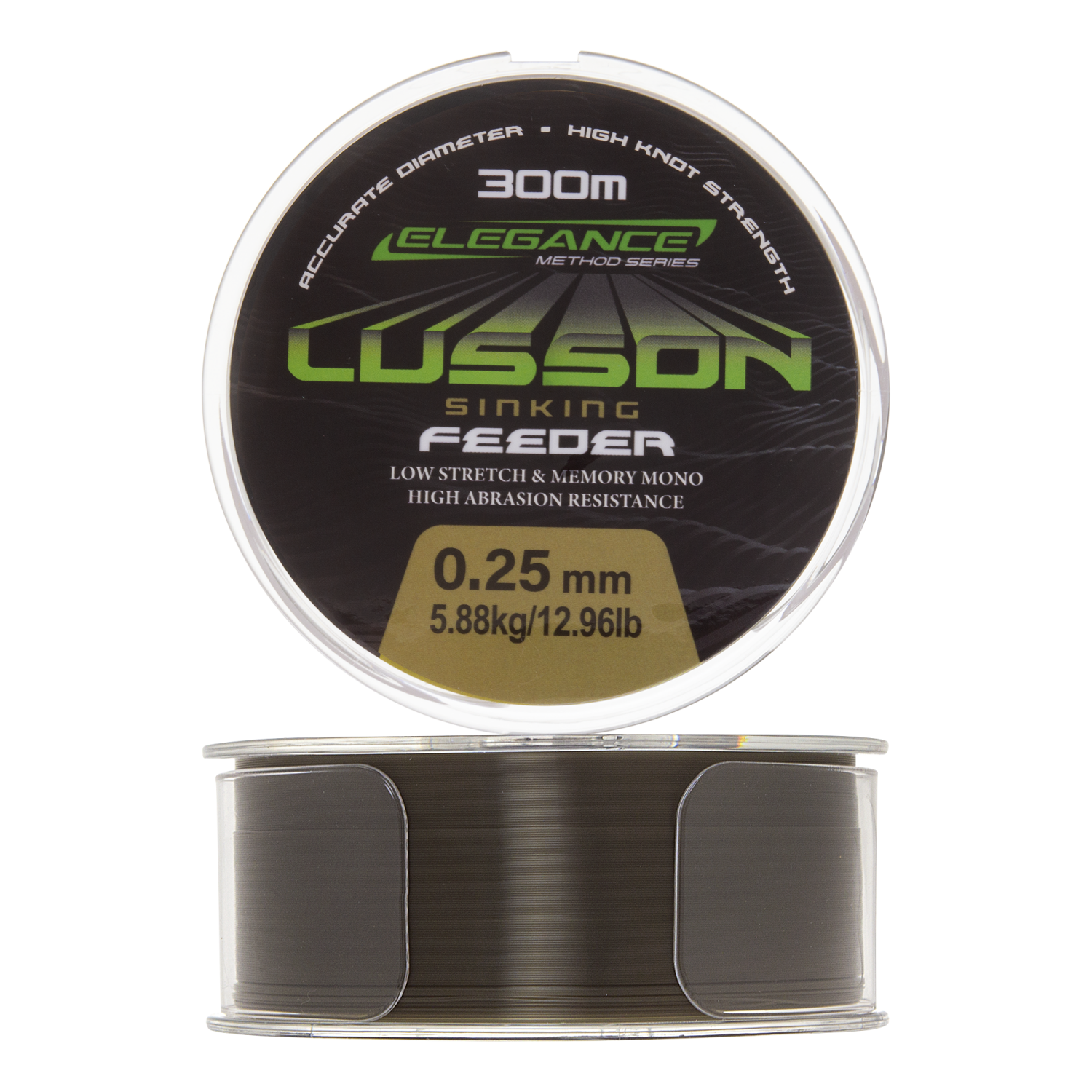 Леска монофильная Elegance Method Lusson Sinking Feeder 0,25мм 300м (olive gray)