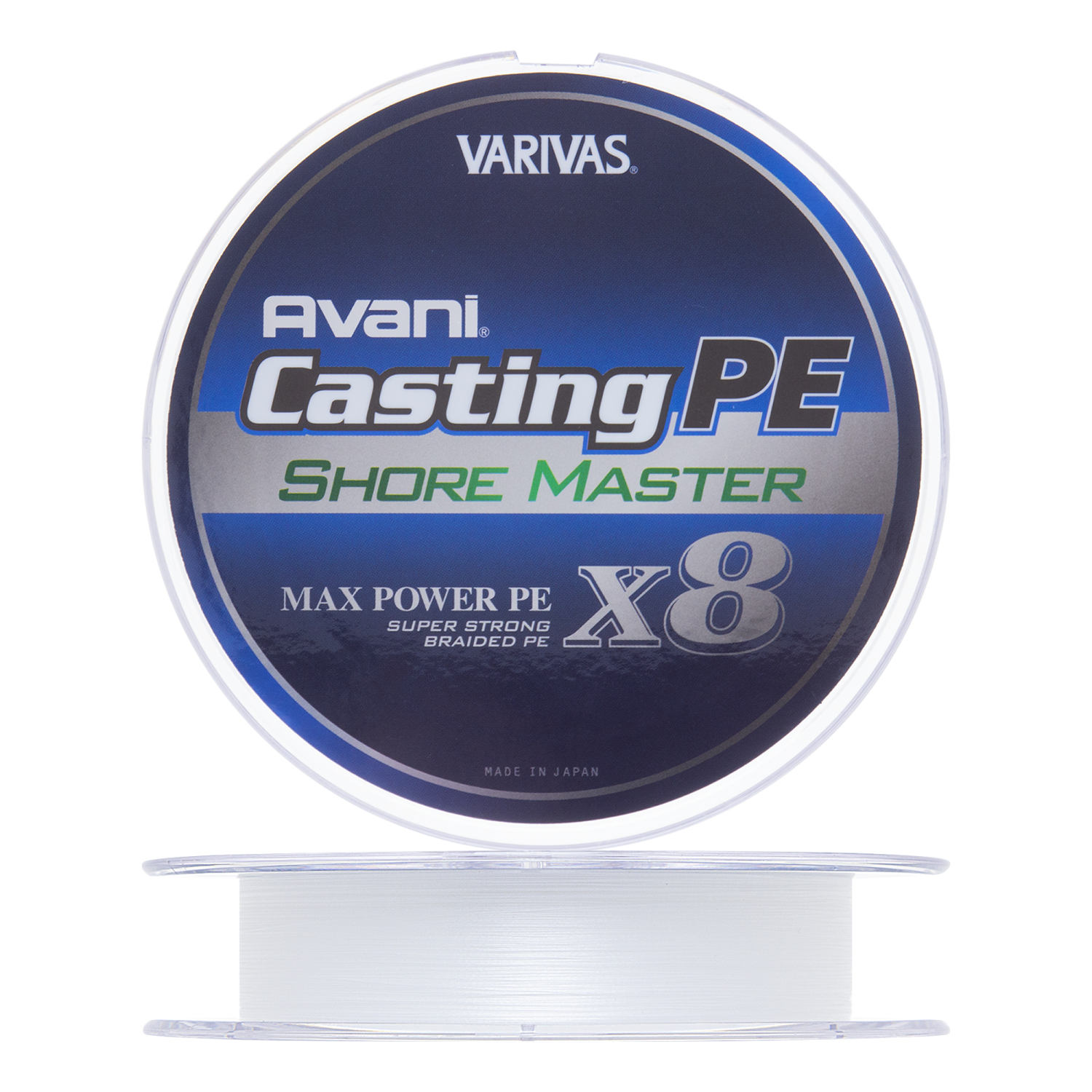 Шнур плетеный Varivas Avani Casting PE Max Power X8 Shore Master #1,0 0,171мм 200м (white)