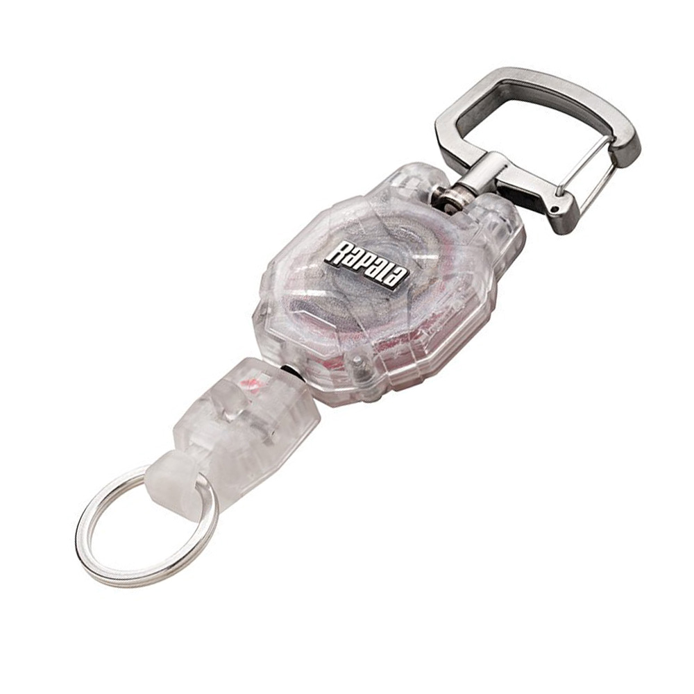 Ретривер Rapala RCD Small Retractable Lanyard Clear