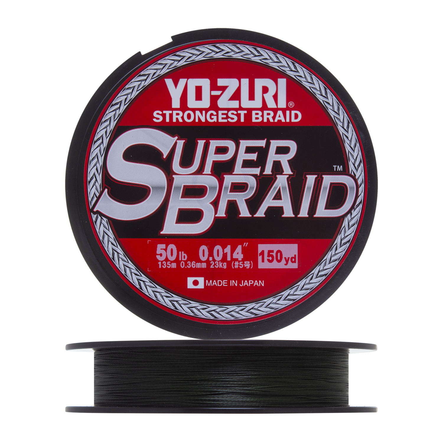 цена Шнур плетеный Yo-Zuri PE Superbraid 50Lb 0,36мм 135м (dark green)