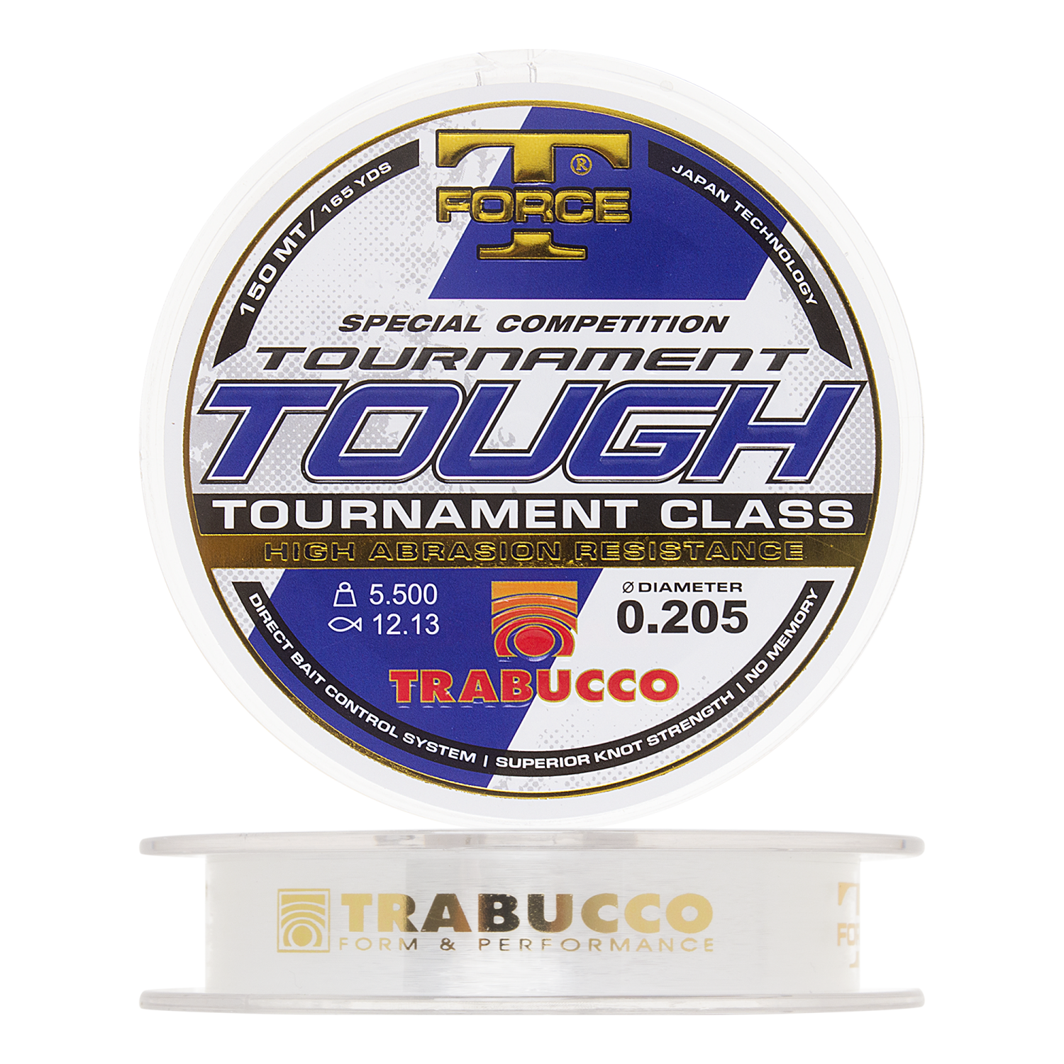 Леска монофильная Trabucco T-Force Tournament Tough New 0,205мм 150м (clear)