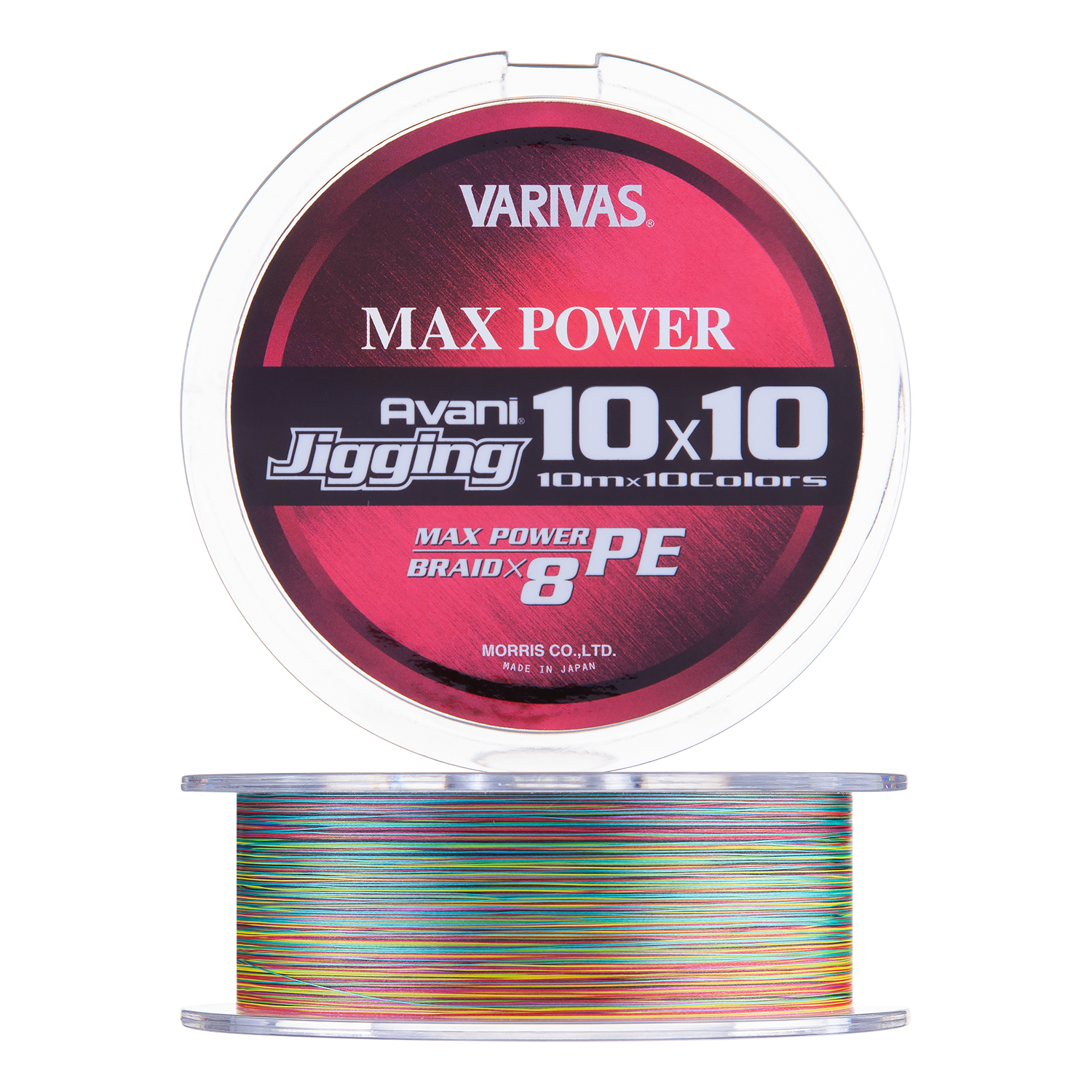 Шнур плетеный Varivas Avani Jigging 10×10 Max Power PE X8 #1,2 0,185мм 200м (multicolor) - 2 рис.