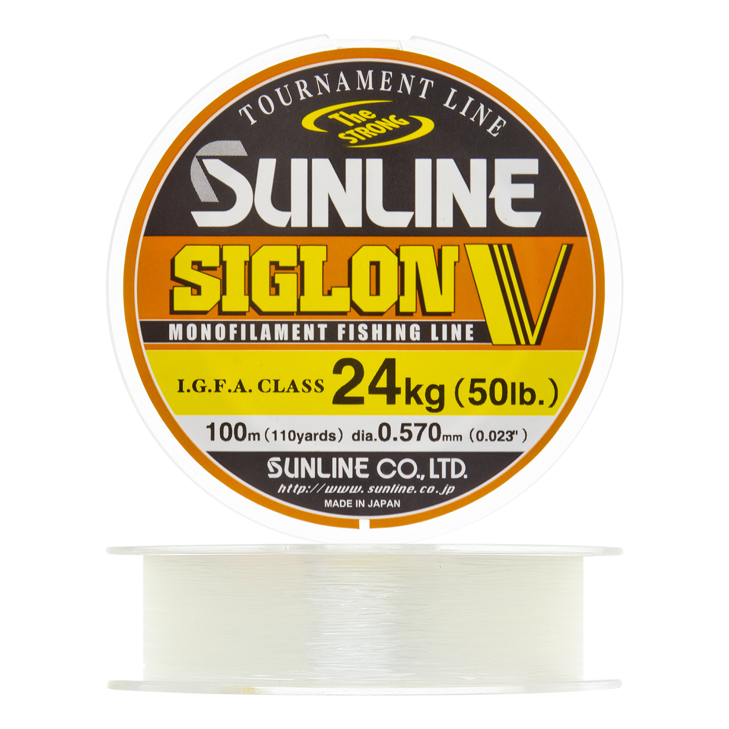 Леска монофильная Sunline Siglon V #12,0 0,570мм 100м (clear)