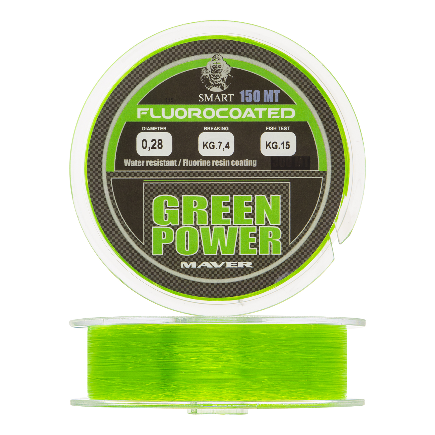 Леска монофильная Maver Green Power 0,28мм 150м (green)