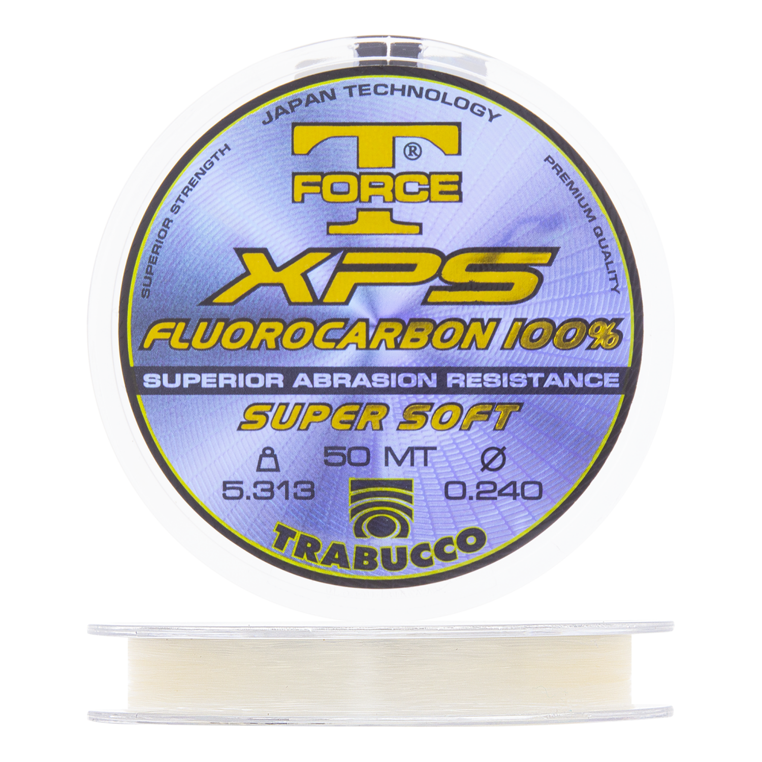 Флюорокарбон Trabucco T-Force XPS Fluorocarbon 100% Super Soft 0,240мм 50м (clear)