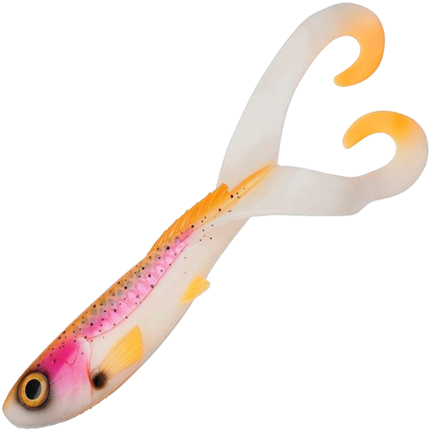 Приманка силиконовая Abu Garcia Beast Twin Tail New 21см #Albino Trout