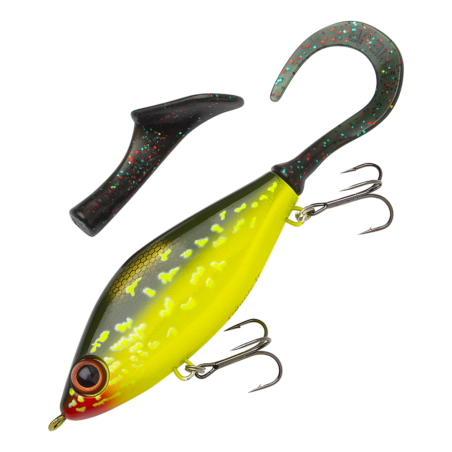 Джеркбейт Strike Pro Guppie Jr. 110 S #C202F Hot Pike