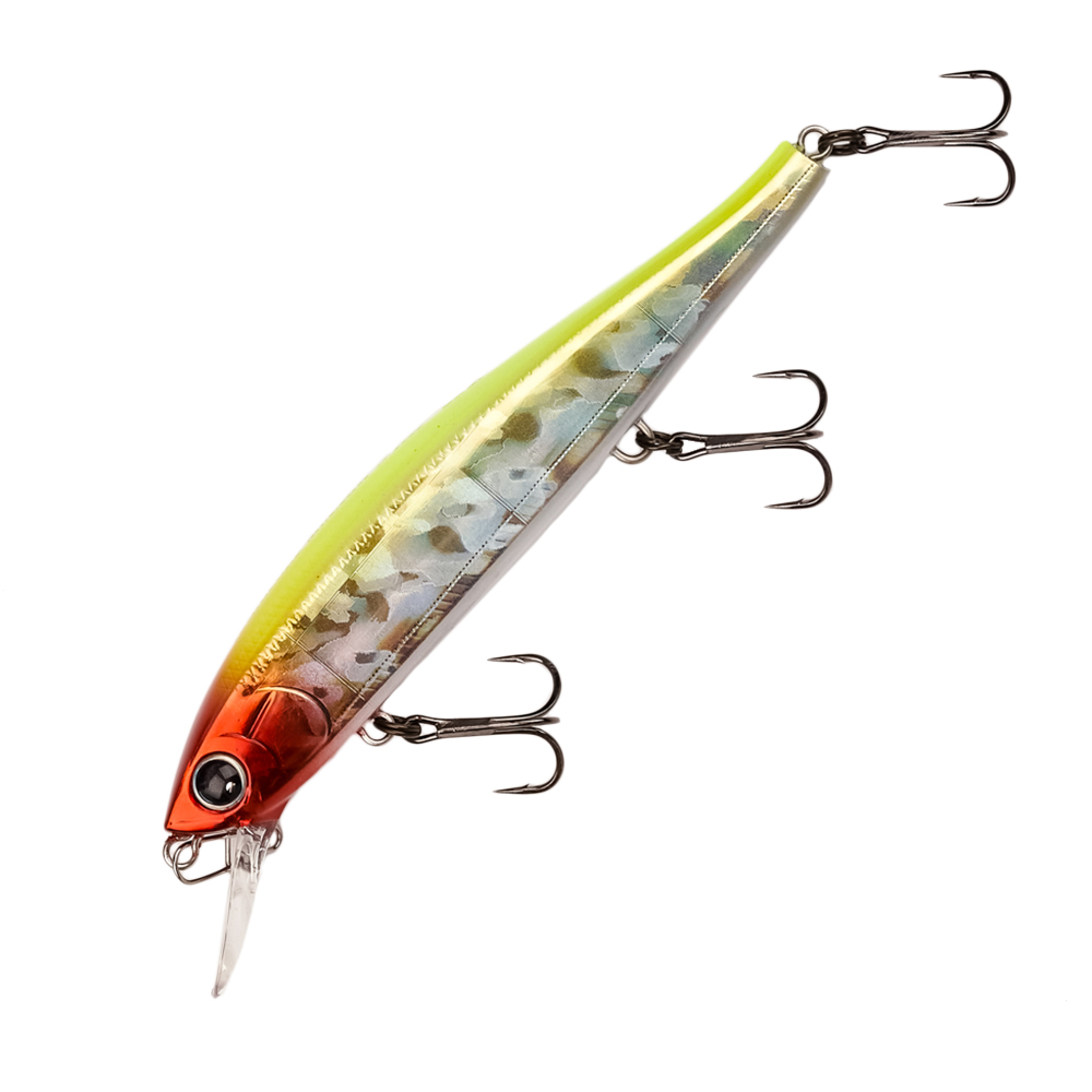 Воблер Duel Hardcore Minnow Flat 130 SP R1381 #HCR - 2 рис.