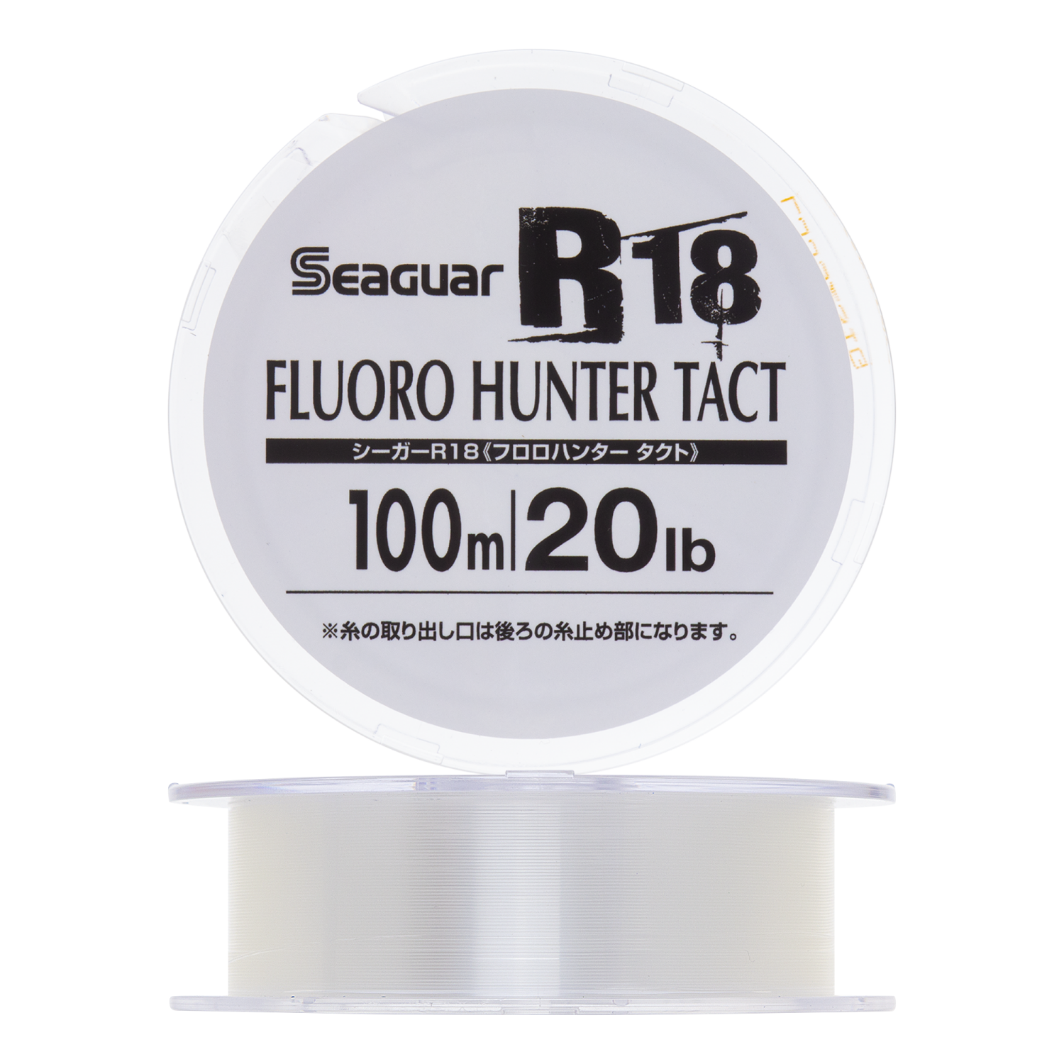 Флюорокарбон Kureha R18 Fluoro Hunter Tact 20Lb #5,0 0,370мм 100м (clear)