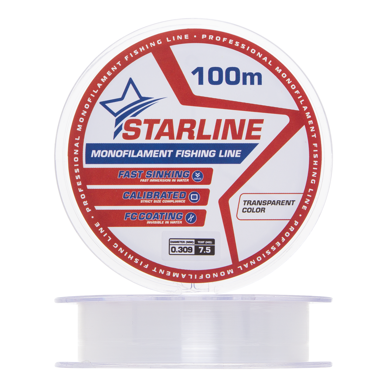 Леска монофильная IAM Starline 0,309мм 100м (transparent)