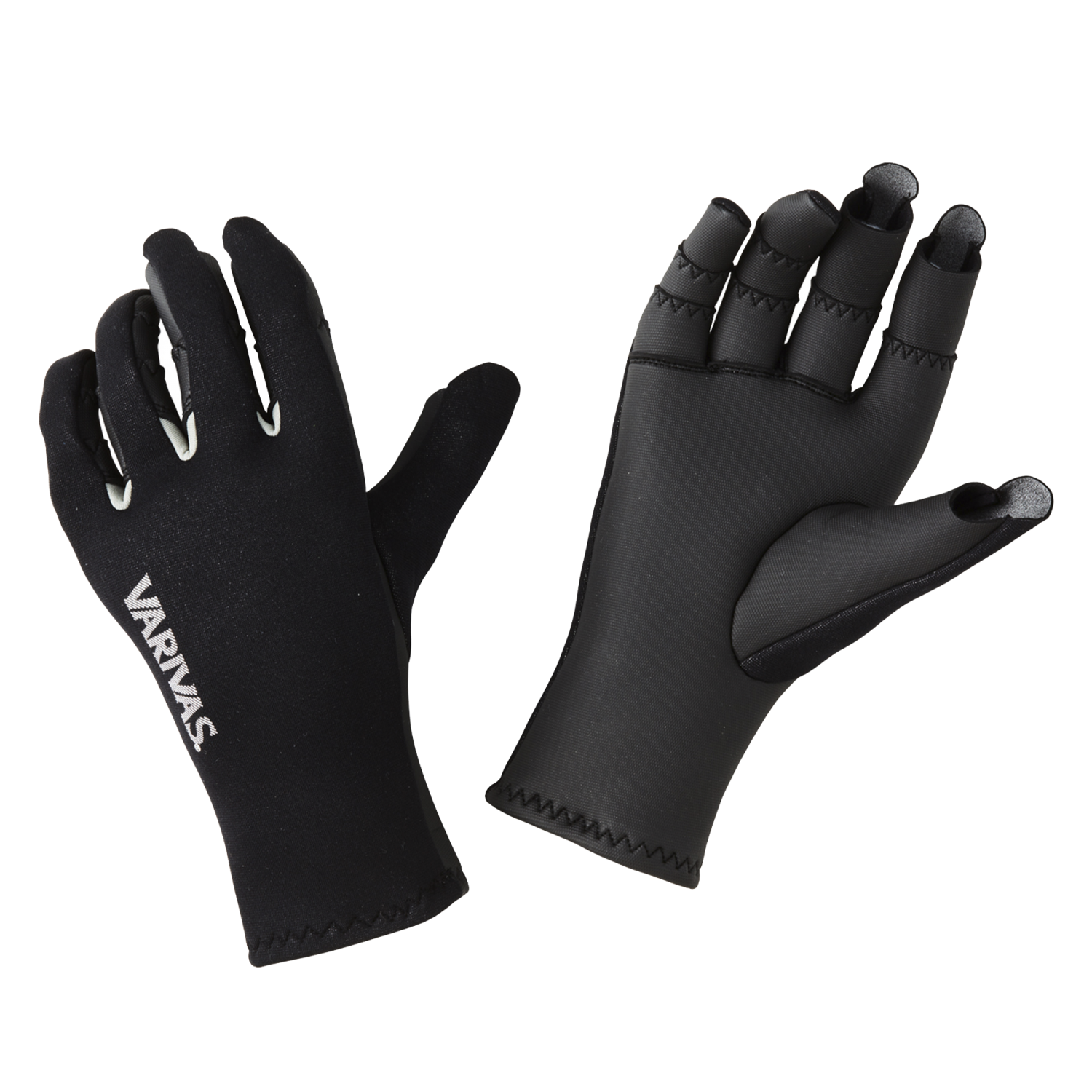 Перчатки Varivas Chloroprene Glove 3 VAG-19 L Black Gray