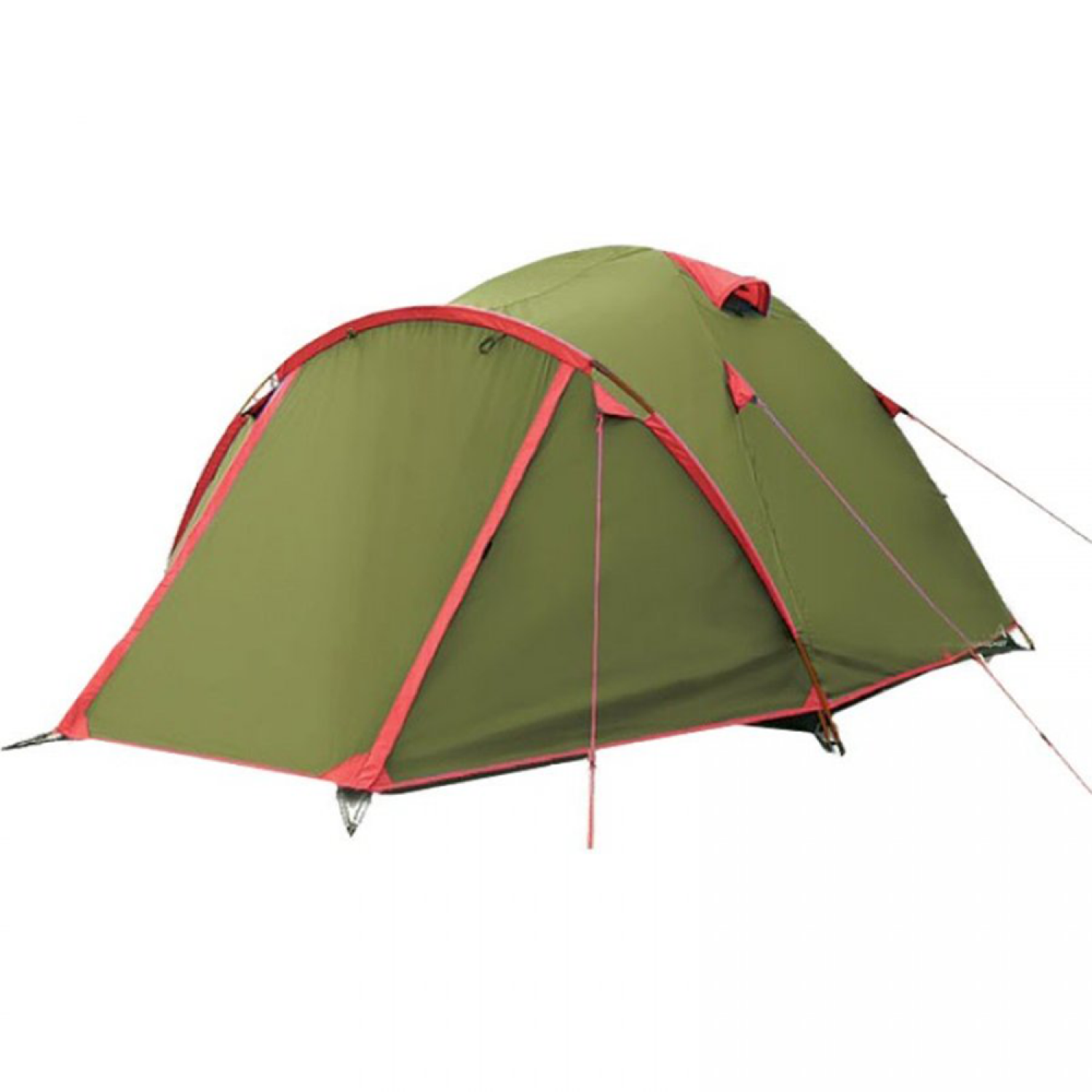 Палатка туристическая Tramp Lite Camp 4 зеленый
