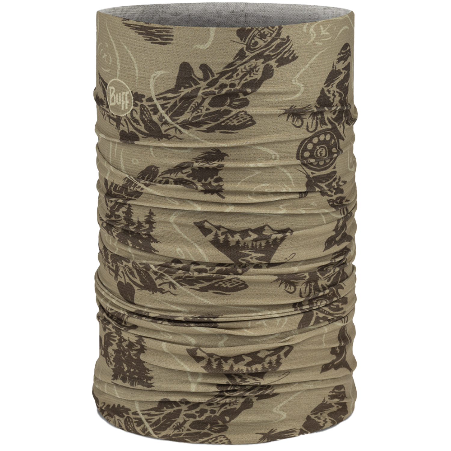 Баф Buff Coolnet UV Neckwear Lake River Khaki