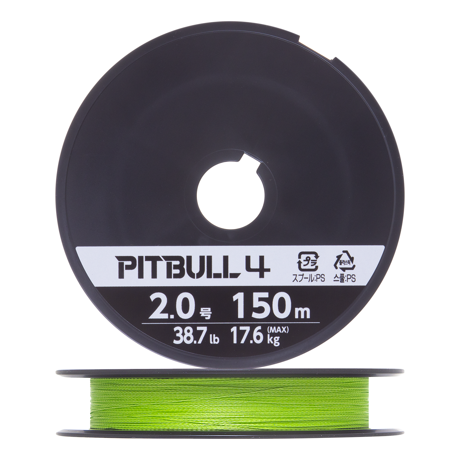 Шнур плетеный Shimano Pitbull 4 #2,0 0,235мм 150м (lime green)