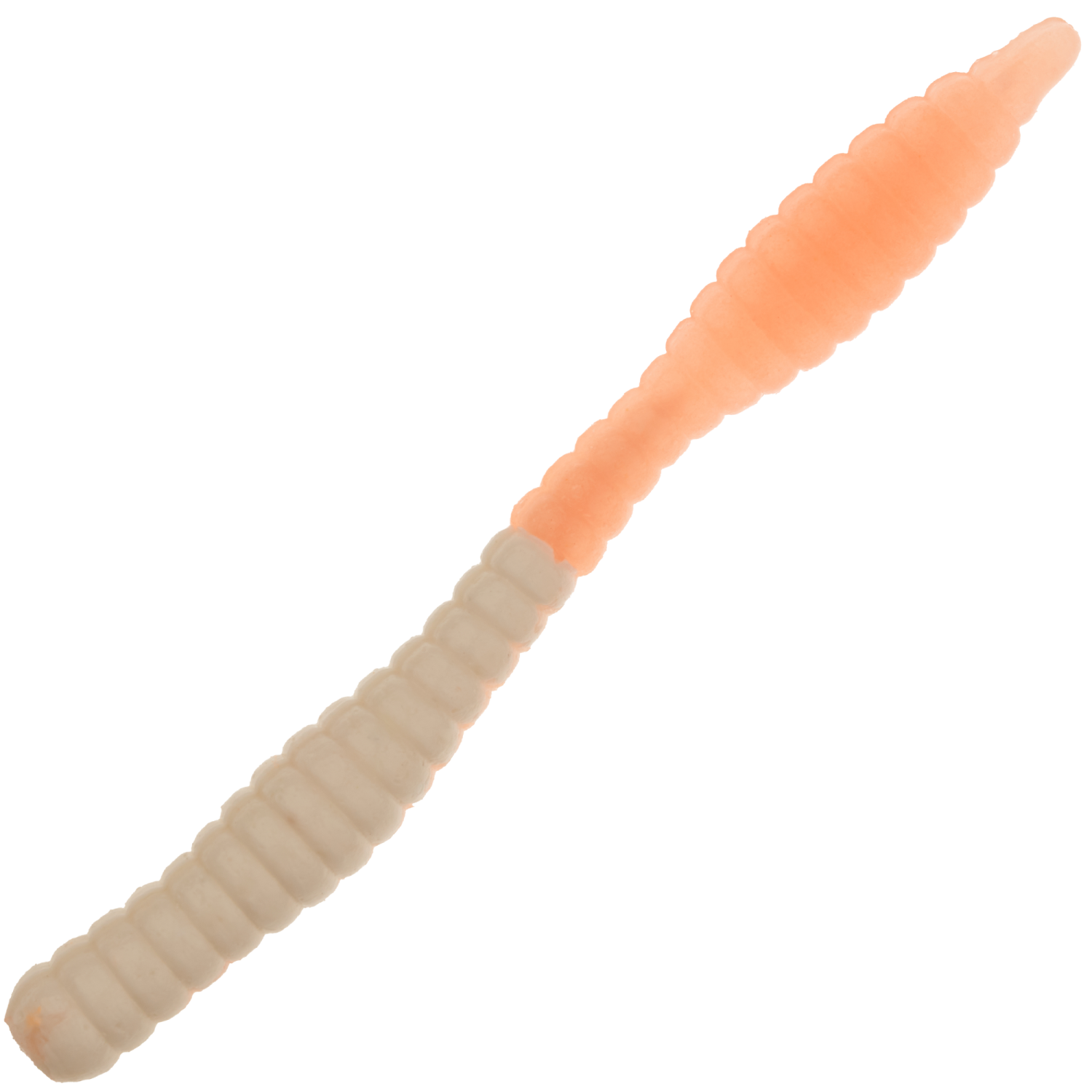 Приманка силиконовая Soorex Pro Soorex Worm 80мм Cheese #226 White/Pink glow