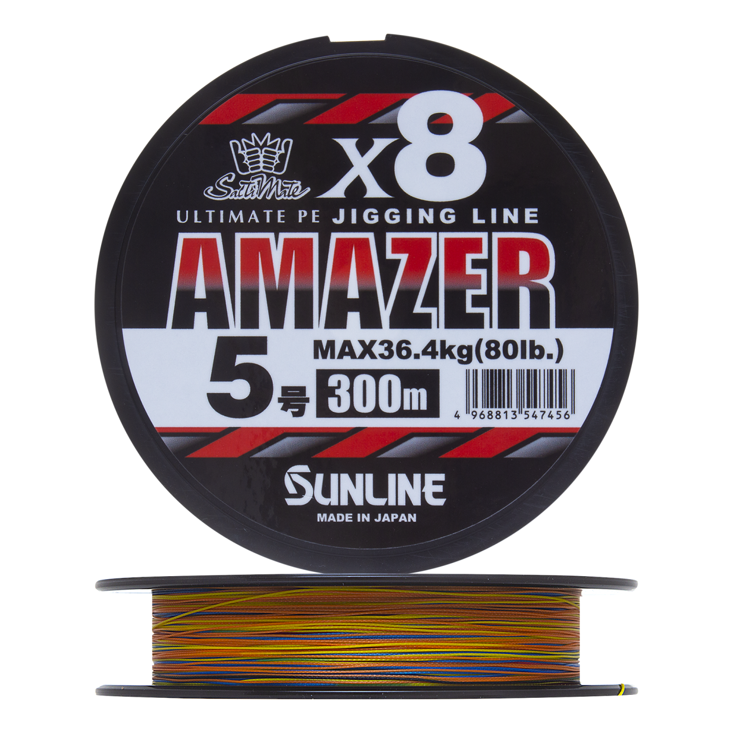 Шнур плетеный Sunline Amazer X8 #5,0 0,370мм 300м (multicolor)