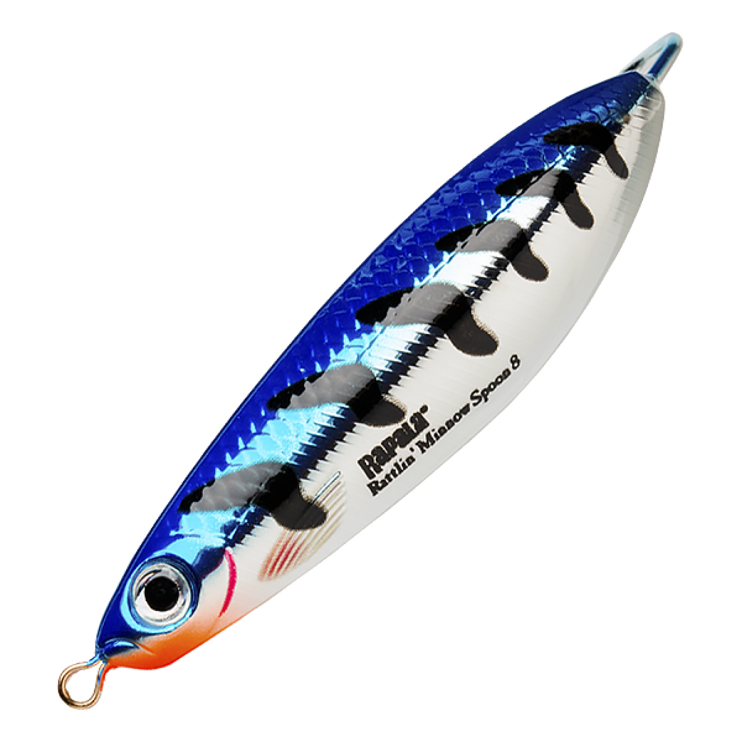 Блесна колеблющаяся Rapala Rattlin' Minnow Spoon 16гр (незацепляйка) #MBT