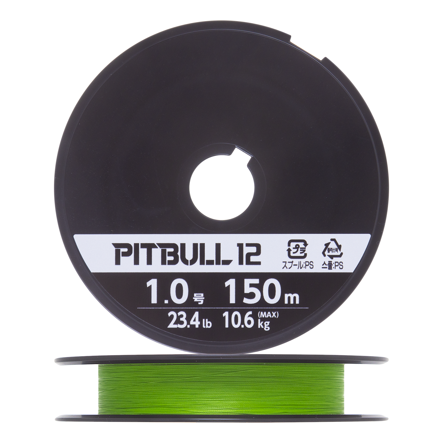 Шнур плетеный Shimano Pitbull 12 #1,0 0,165мм 150м (lime green)