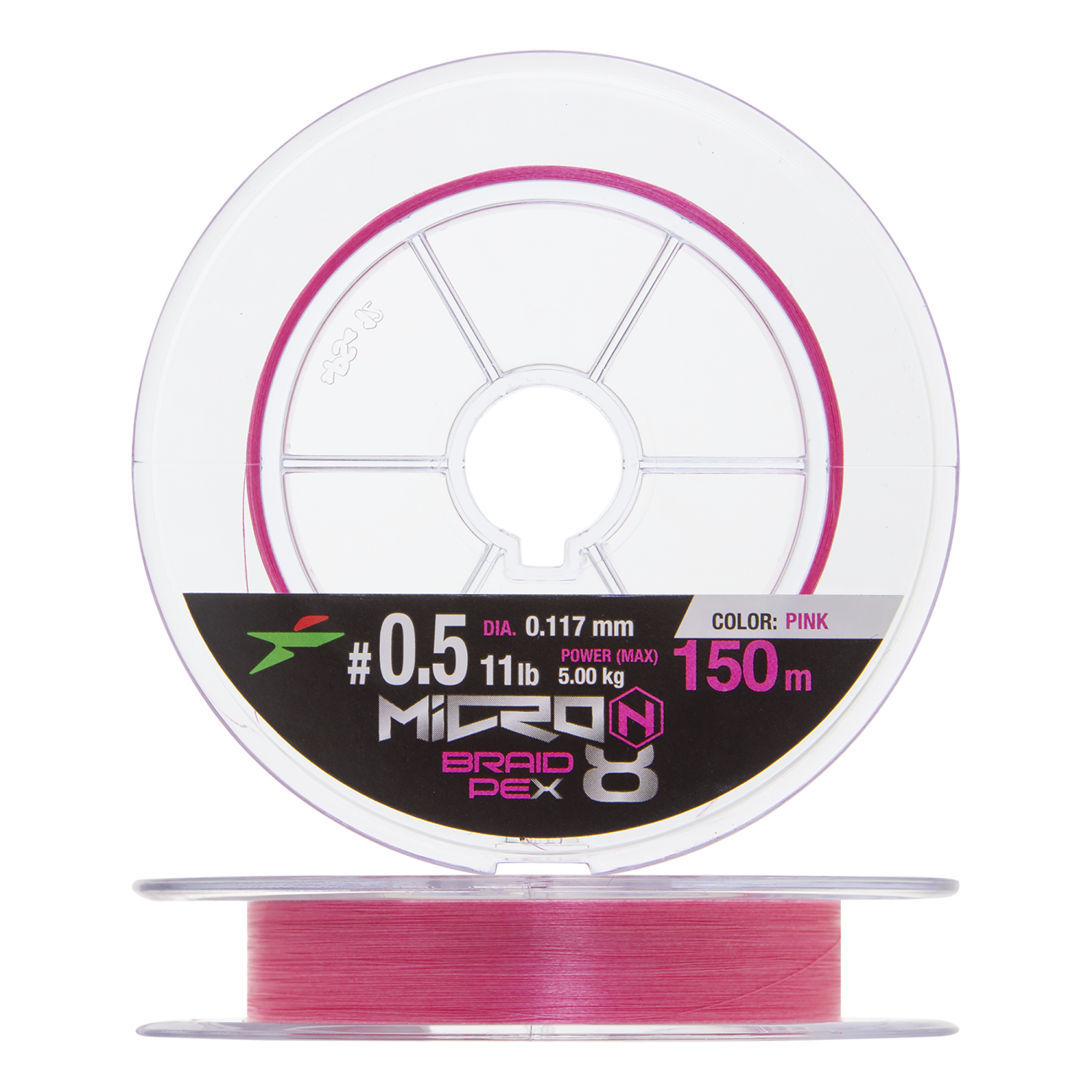 Шнур плетеный Intech Micron PE X8 #0,5 0,117мм 150м (pink)