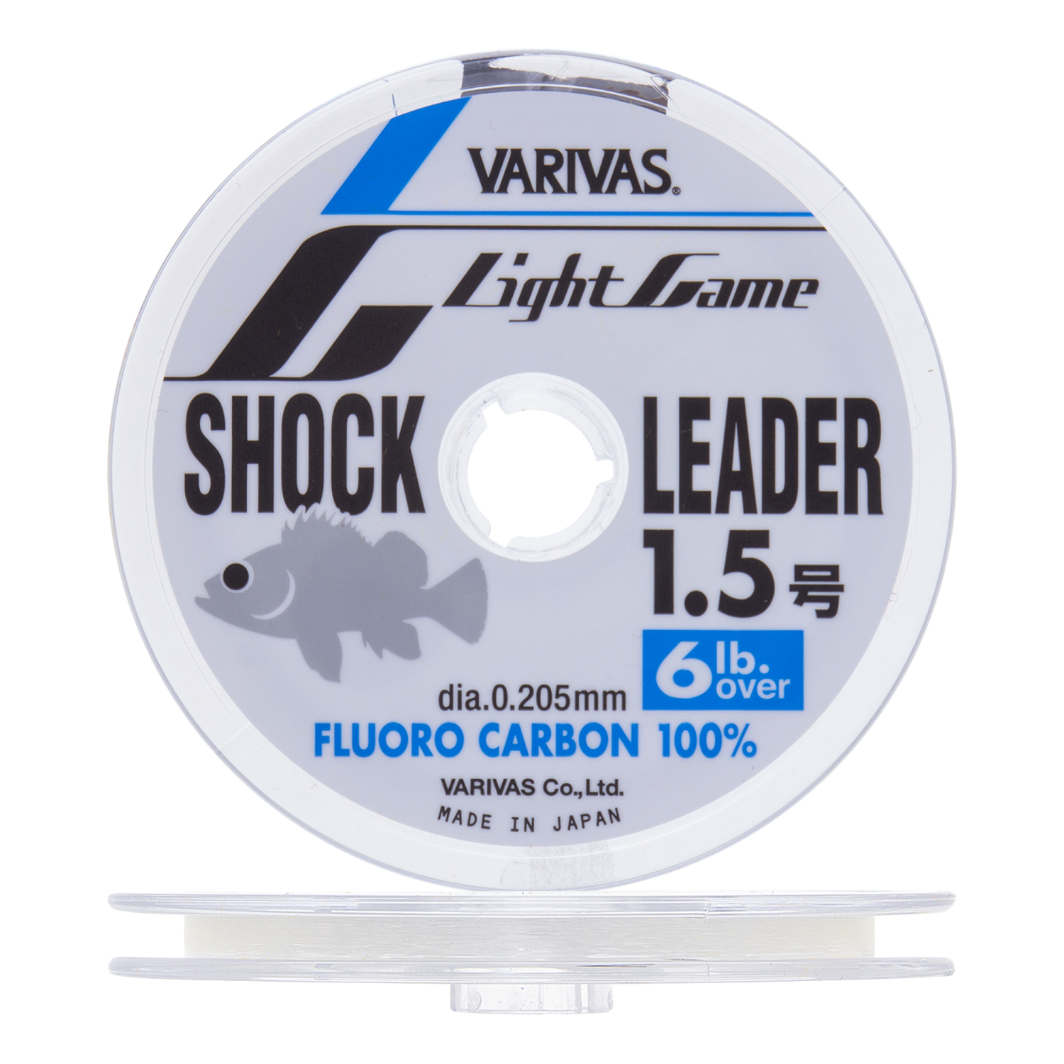 Флюорокарбон Varivas Light Game Shock Leader Fluorocarbon #1,5 0,205мм 6Lb 30м (natural clear)