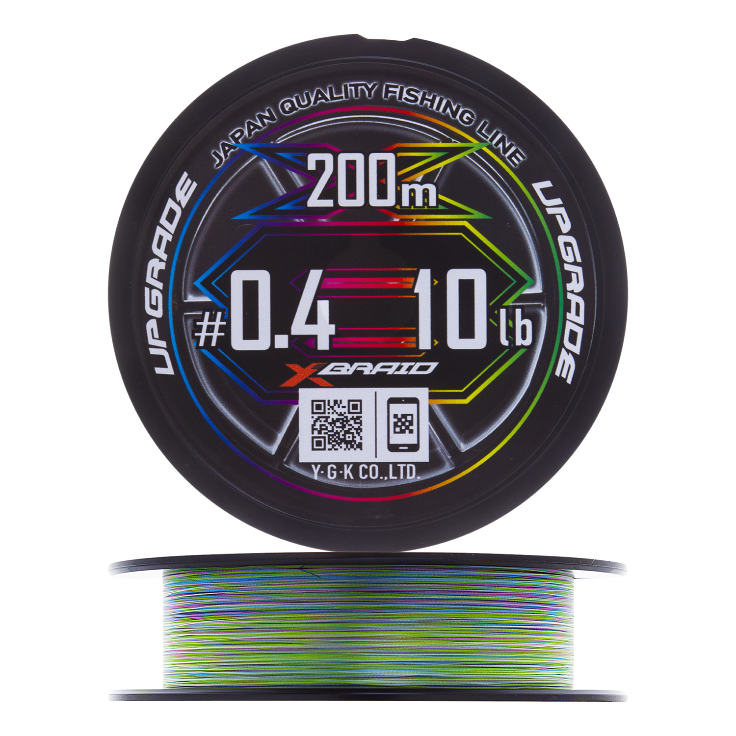 Шнур плетеный YGK X-Braid Upgrade Pentagram PE X8 #0,4 0,104мм 200м (5color)