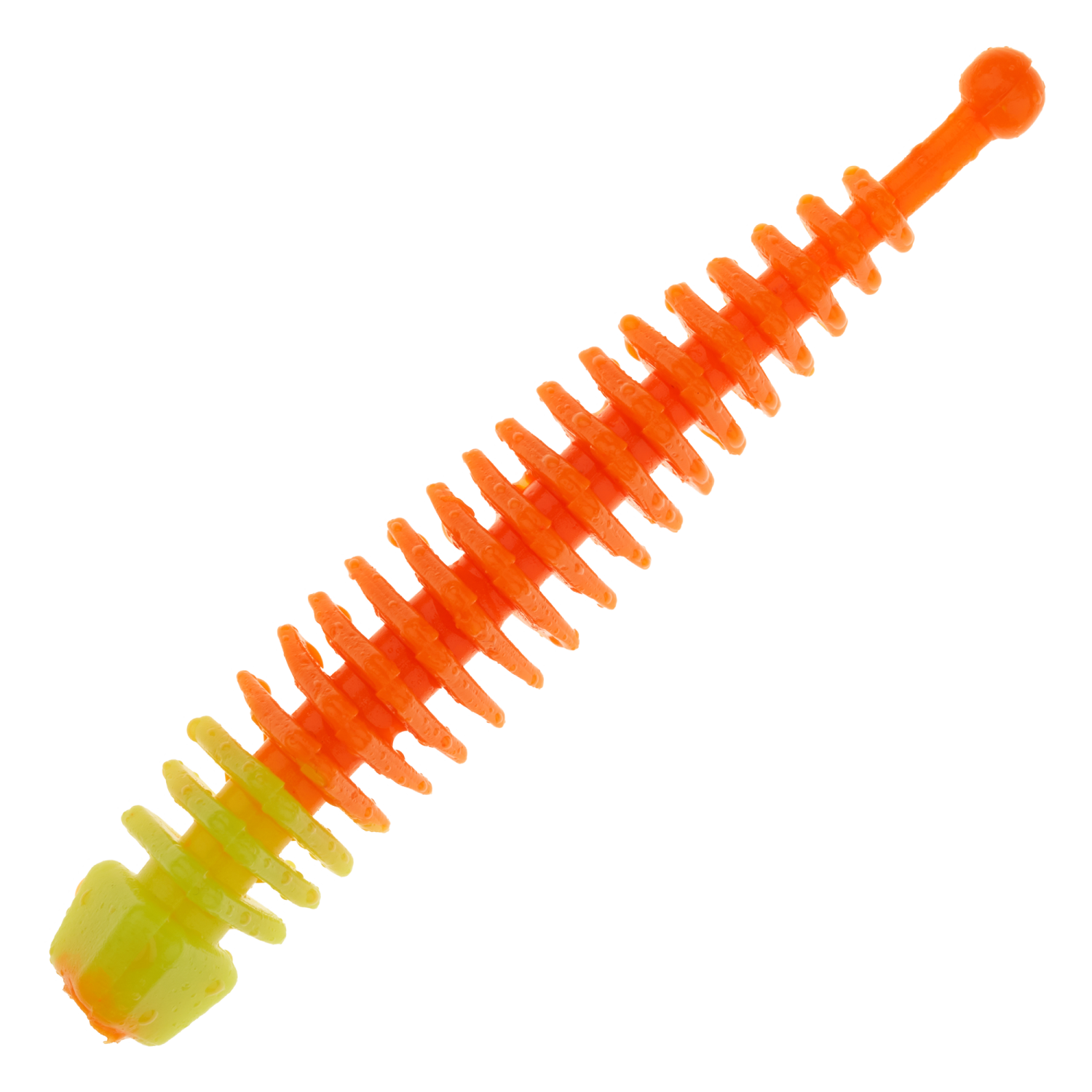 Приманка силиконовая Soorex Pro Tail 64мм Cheese #311 Chartreuse/Orange