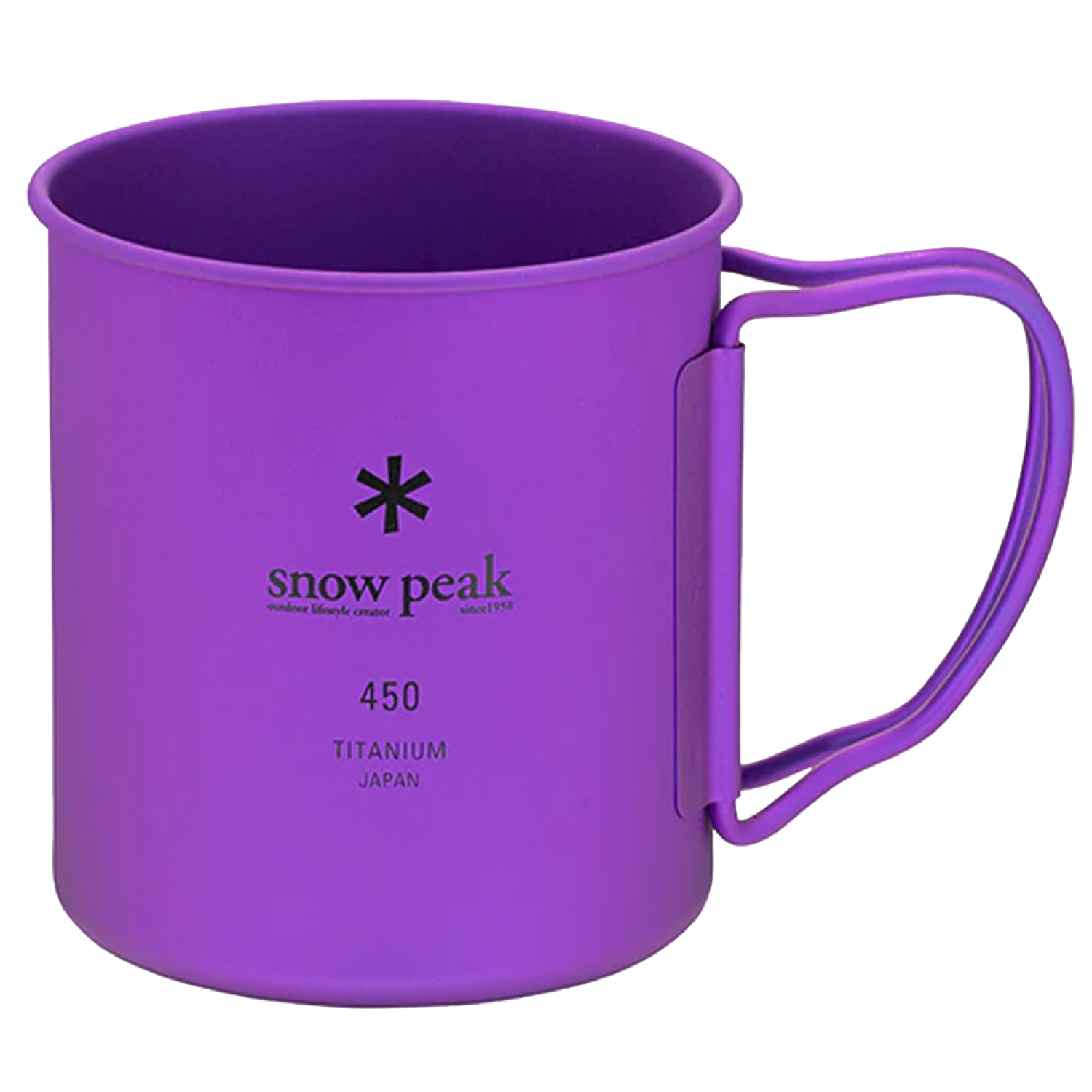 Кружка Snow Peak Ti-Single Cup 450 Purple