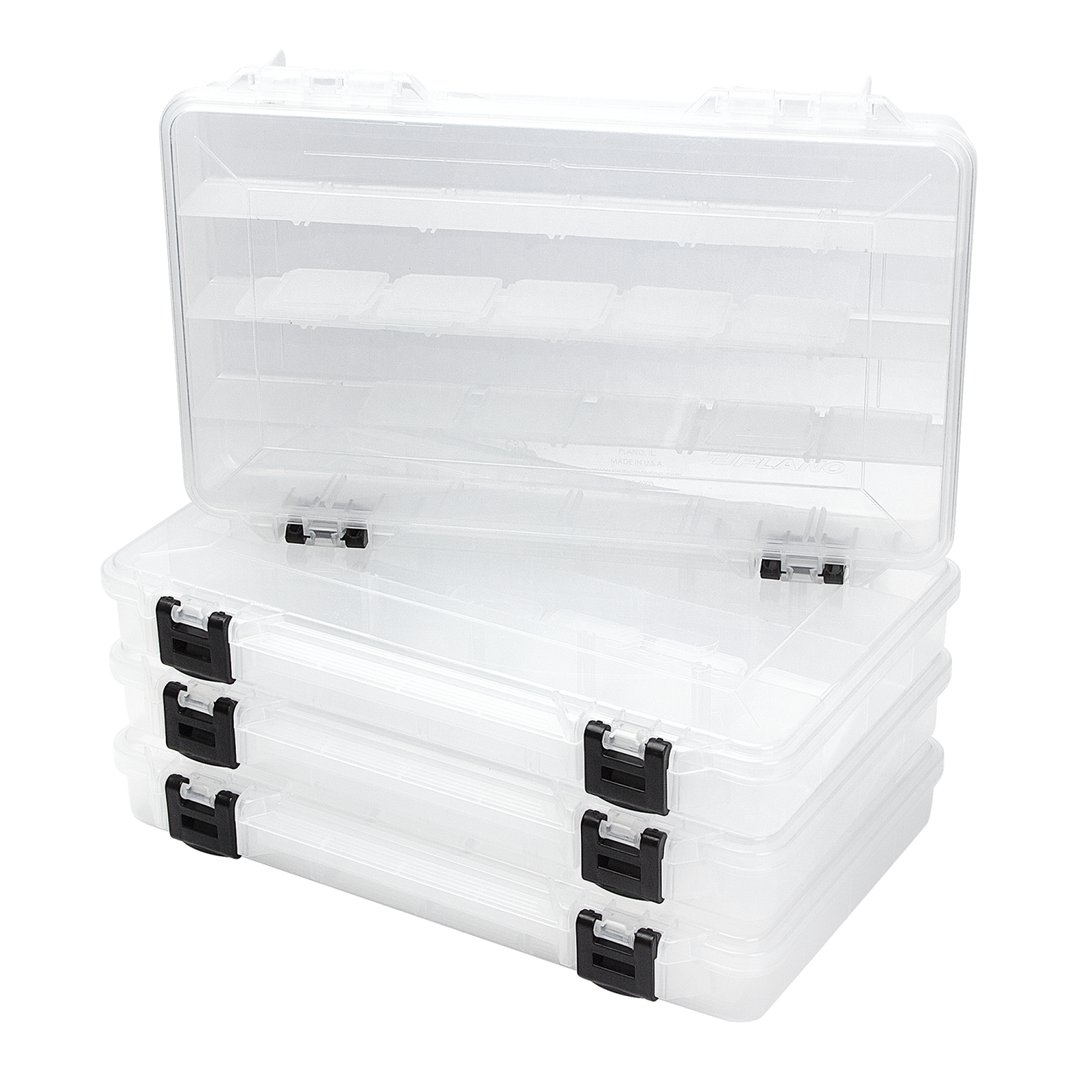 Коробка Plano Prolatch Stowaway 3700 4-Pack 4-24 отсека
