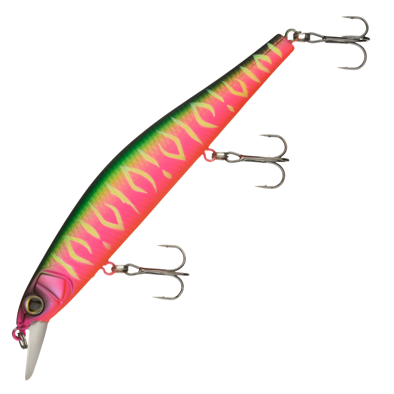 Воблер Strike Pro Inquisitor 110 SP #A70-713S/A230S Double Black Silver OB/Watermelon Mat Tiger