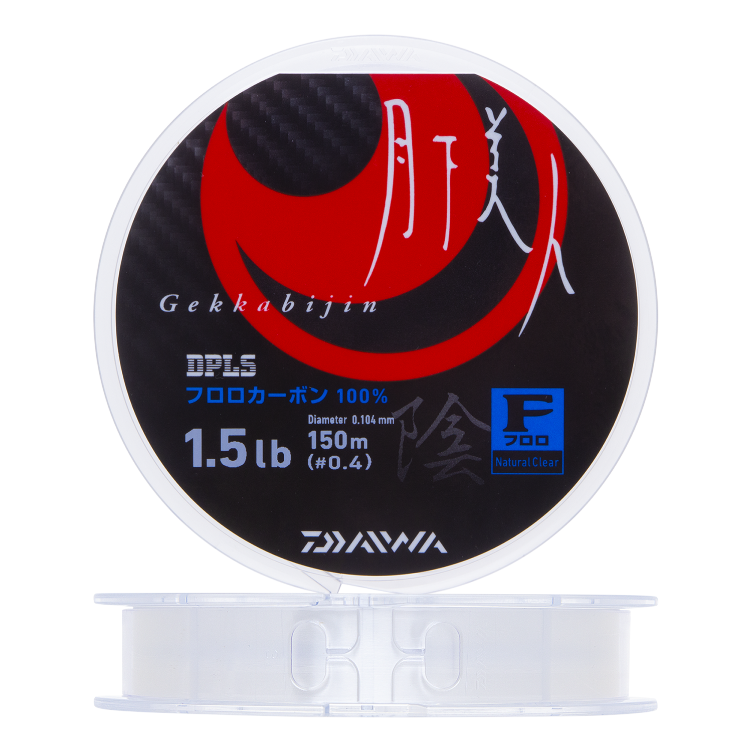 Флюорокарбон Daiwa Gekkabijin Type-F Yin 1,5Lb #0,4 0,104мм 150м (natural clear)
