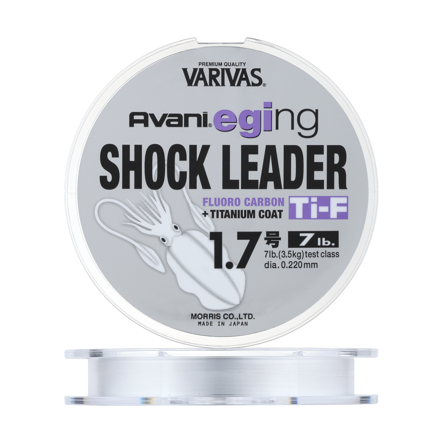 Флюорокарбон Varivas Avani Eging Shock Leader Ti Fluoro Carbon #1,7 0,218мм 30м (clear)