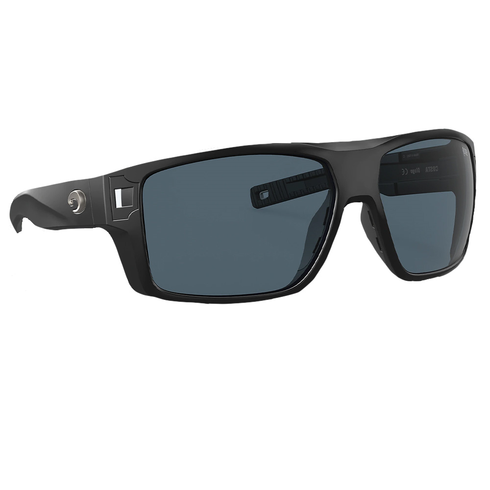 Очки солнцезащитные поляризационные Costa Diego 580P Matte Black/Gray