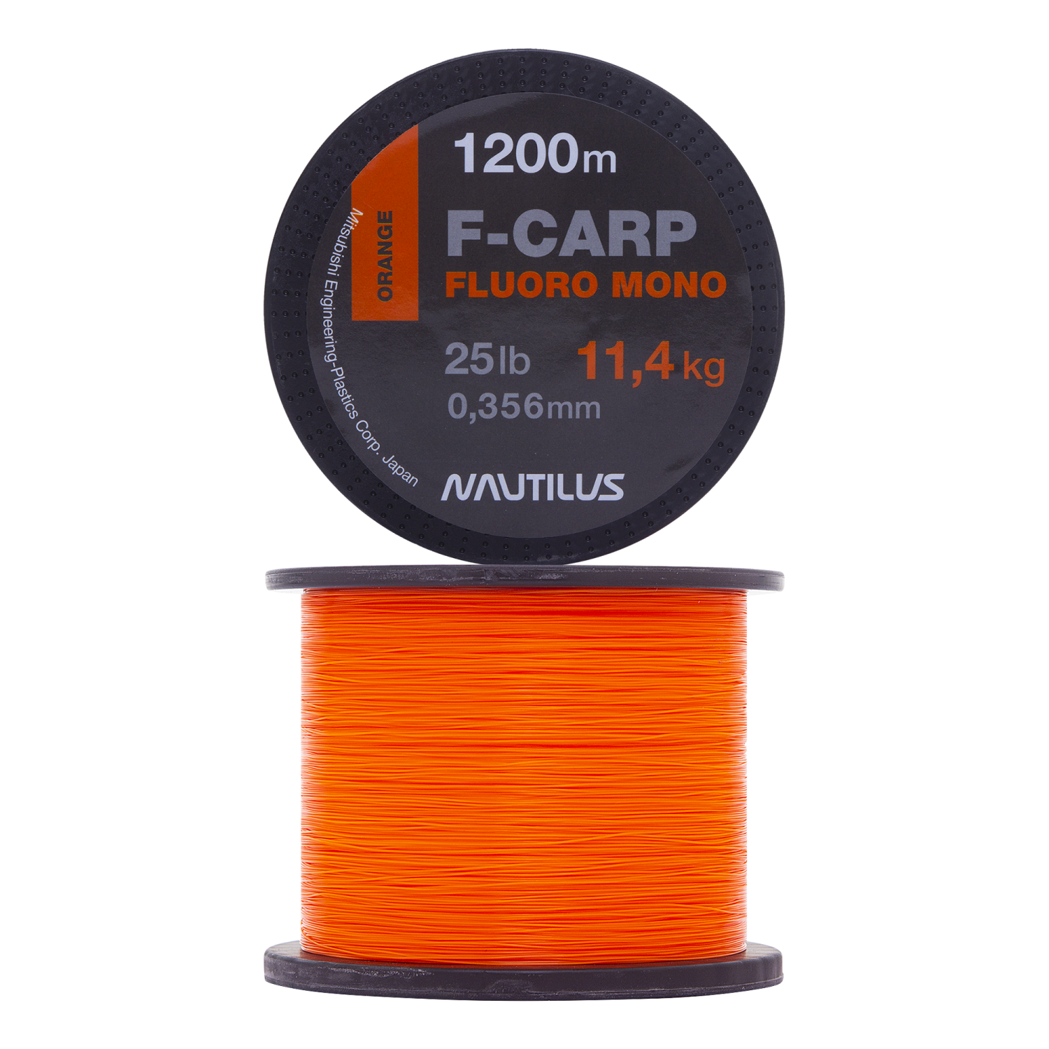 Флюорокарбон Nautilus F-Carp Fluoro Mono 0,356мм 1200м (orange)