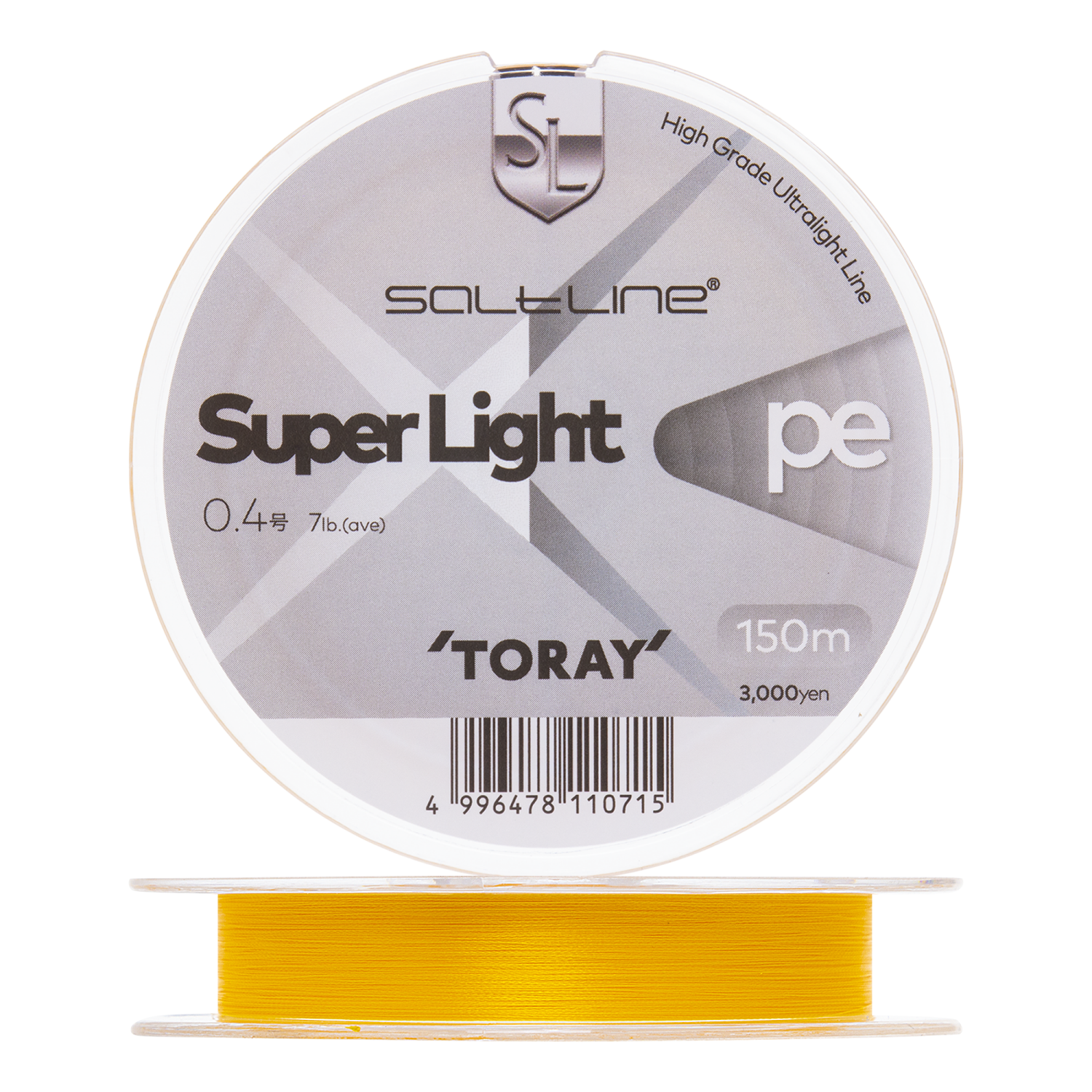 Шнур плетеный Toray Super Light PE #0,4 150м (orange)