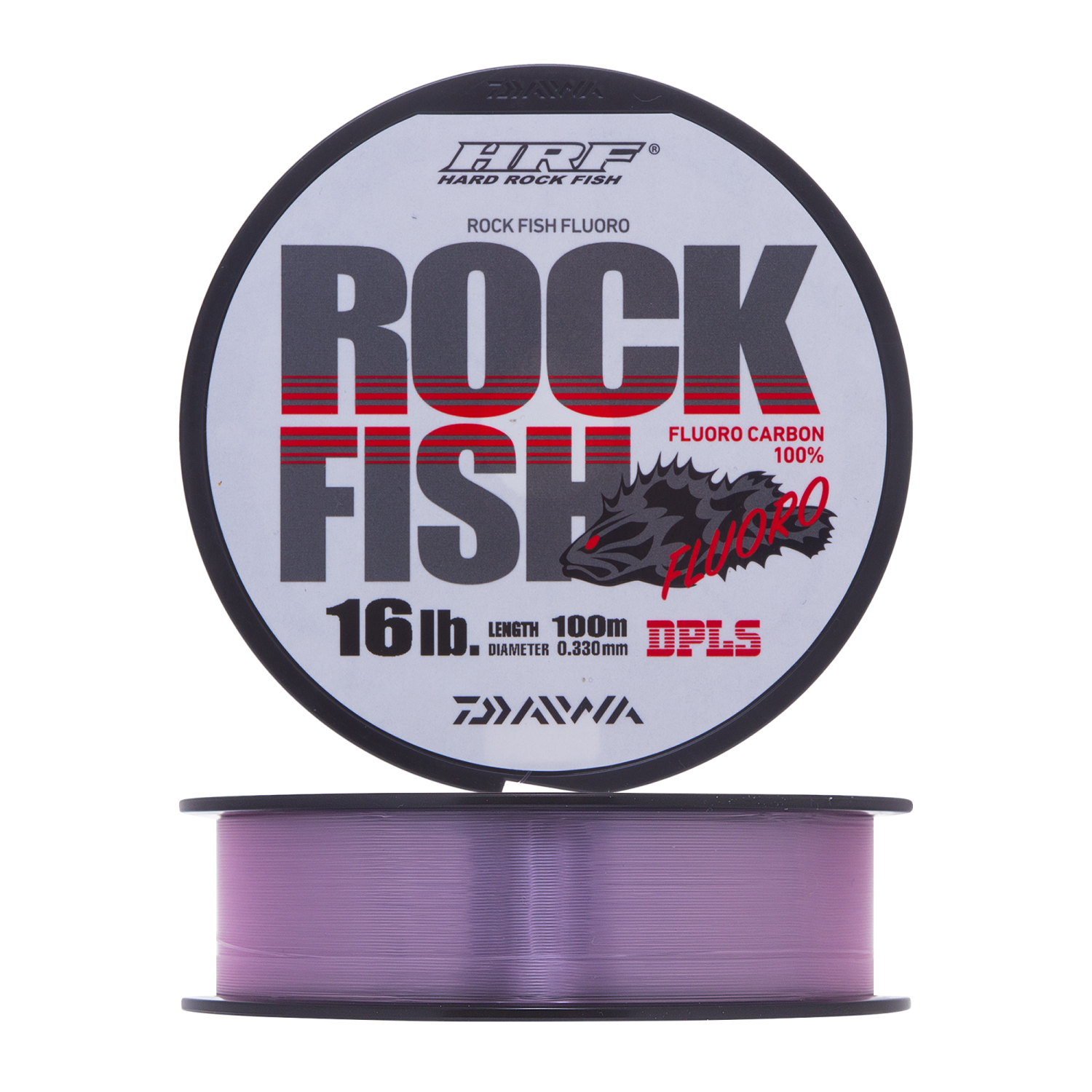 Флюорокарбон Daiwa HRF Rockfish Fluoro #4 0,330мм 100м (stealth pink)