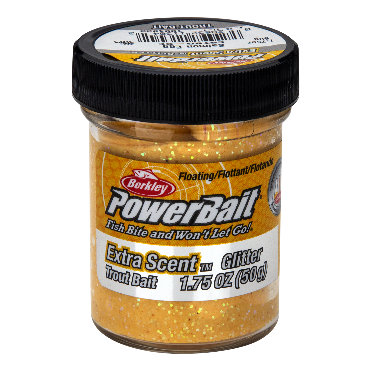 Паста форелевая Berkley PowerBait Glitter Trout Bait 50гр #Salmon Egg