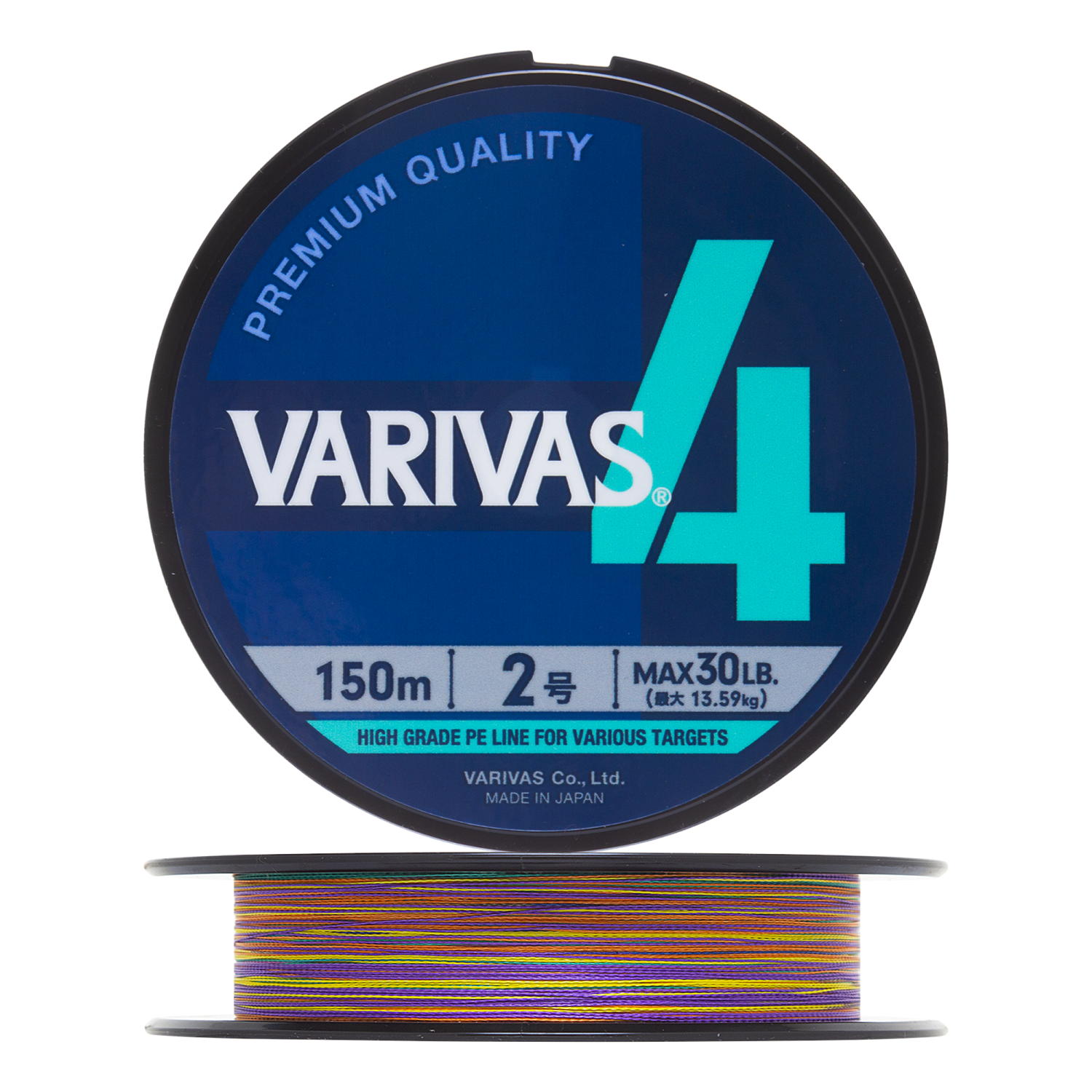Шнур плетеный Varivas X4 Marking #2 0,235мм 150м (multicolor) плетёный шнур плетенка для рыбалки mifine demon 0 08 мм 145 м