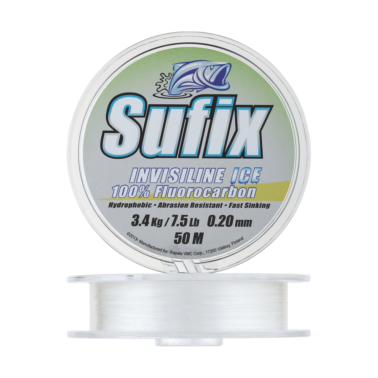 Флюорокарбон Sufix Invisiline Ice Fluorocarbon 0,20мм 50м (clear)