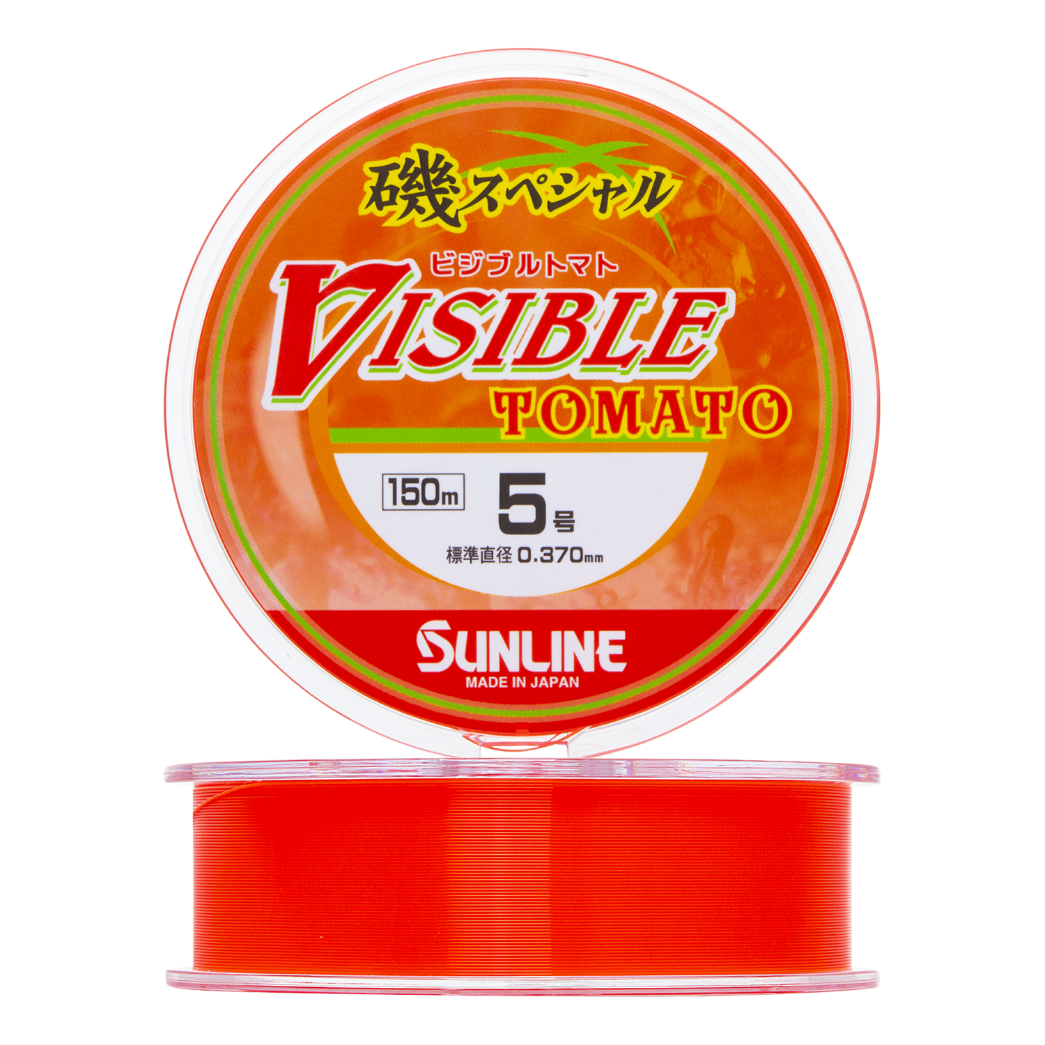 Леска монофильная Sunline Visible Tomato 50 0370мм 150м orange red 1830₽