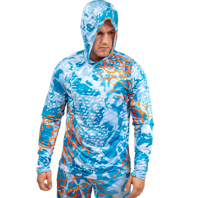 Джерси c капюшоном Graff 964-CL-2 3XL синий
