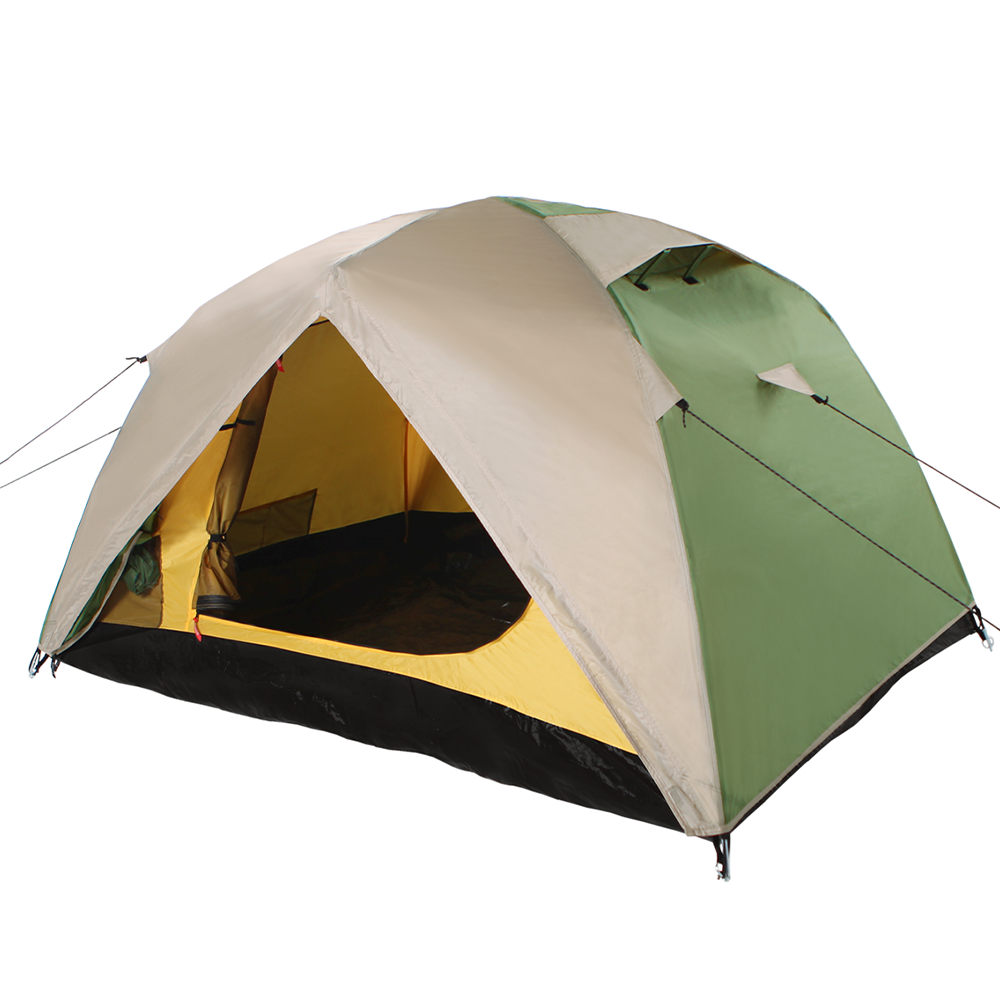 Палатка BTrace Point 2+ зеленый/бежевый палатка кемпинговая двухместная btrace point 2 зеленый бежевый