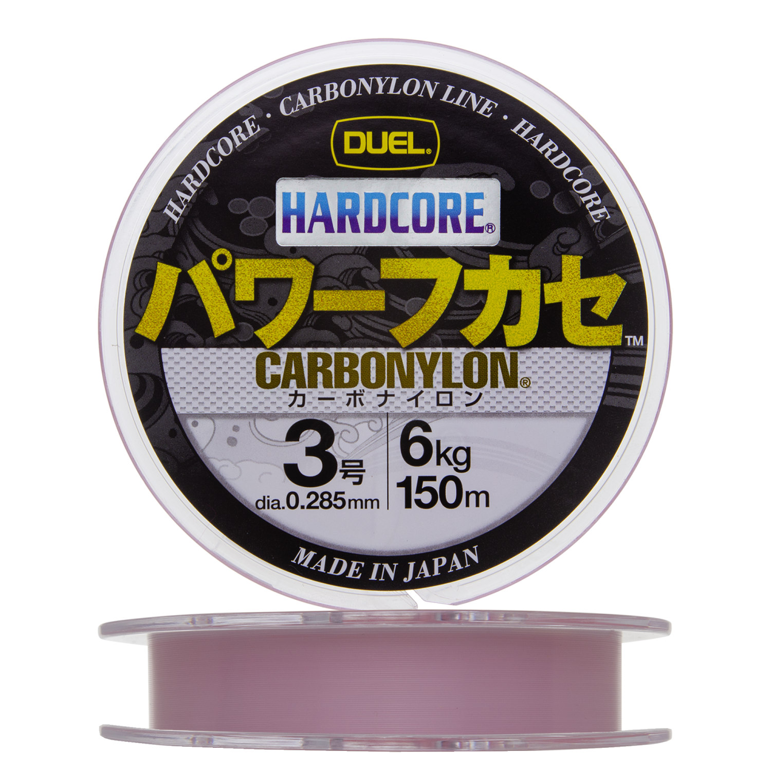 Леска монофильная Duel Hardcore Carbonylon #3 0,285мм 150м (milky pink)