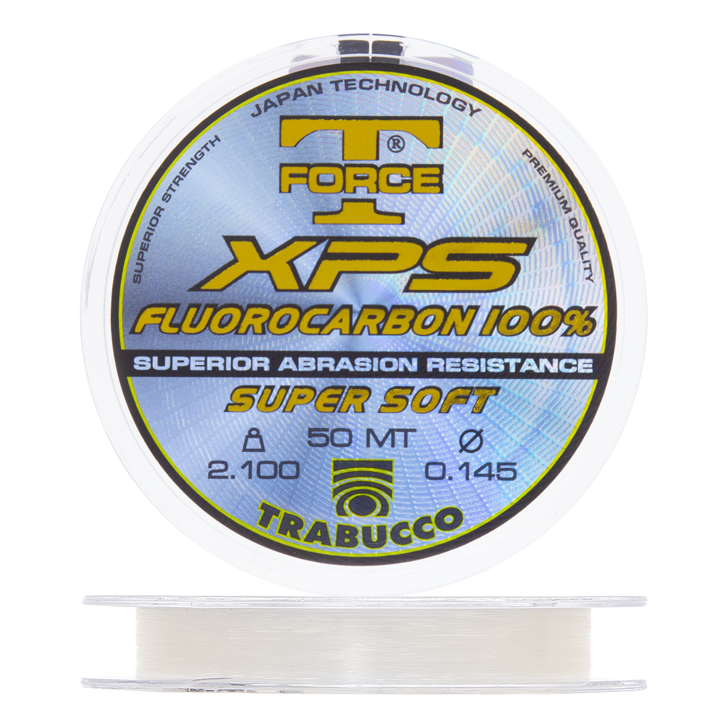 Флюорокарбон Trabucco T-Force XPS Fluorocarbon 100% Super Soft 0,145мм 50м (clear)